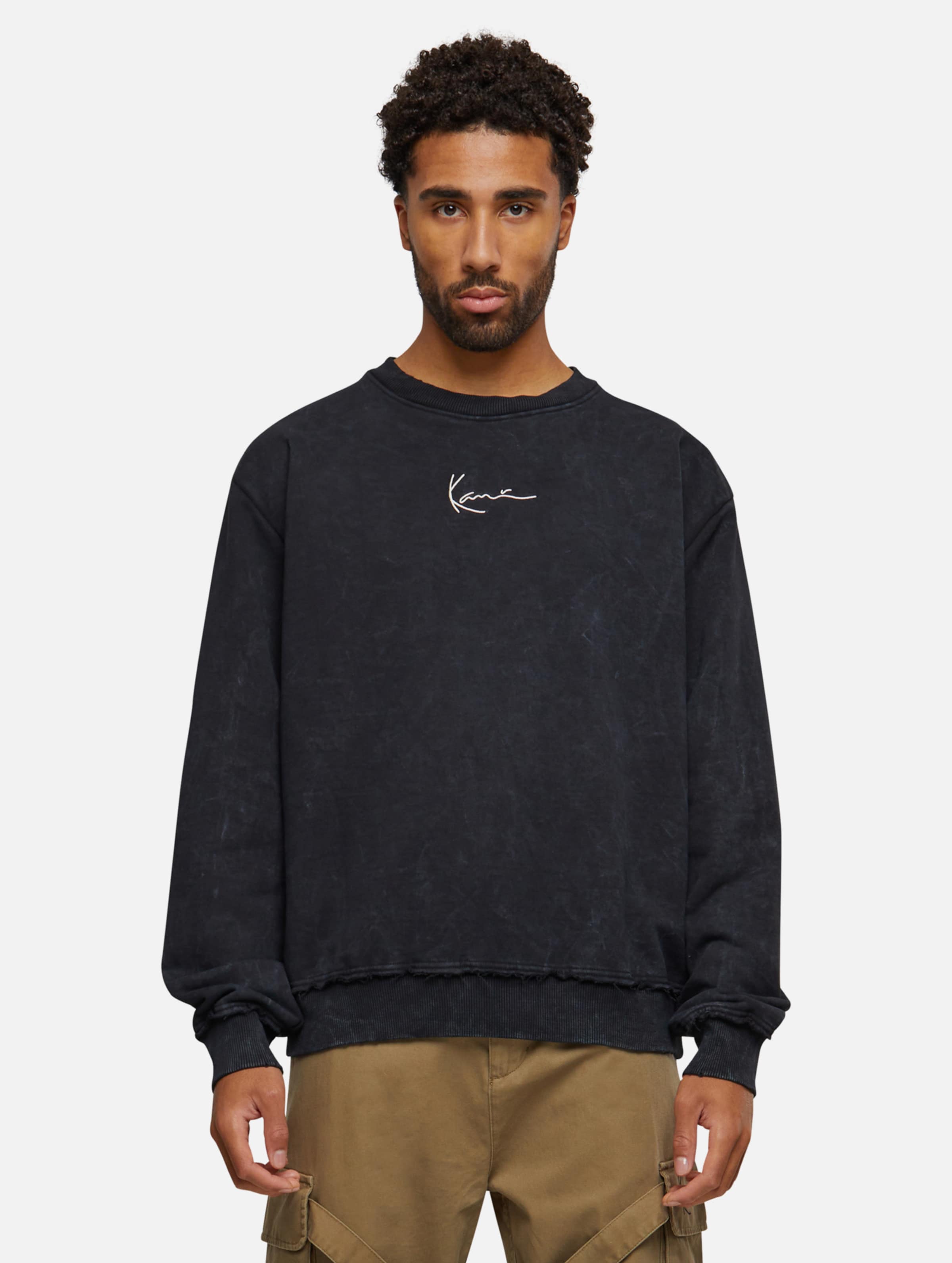 Karl Kani Small Signature Distressed Os Crew Sweatshirt