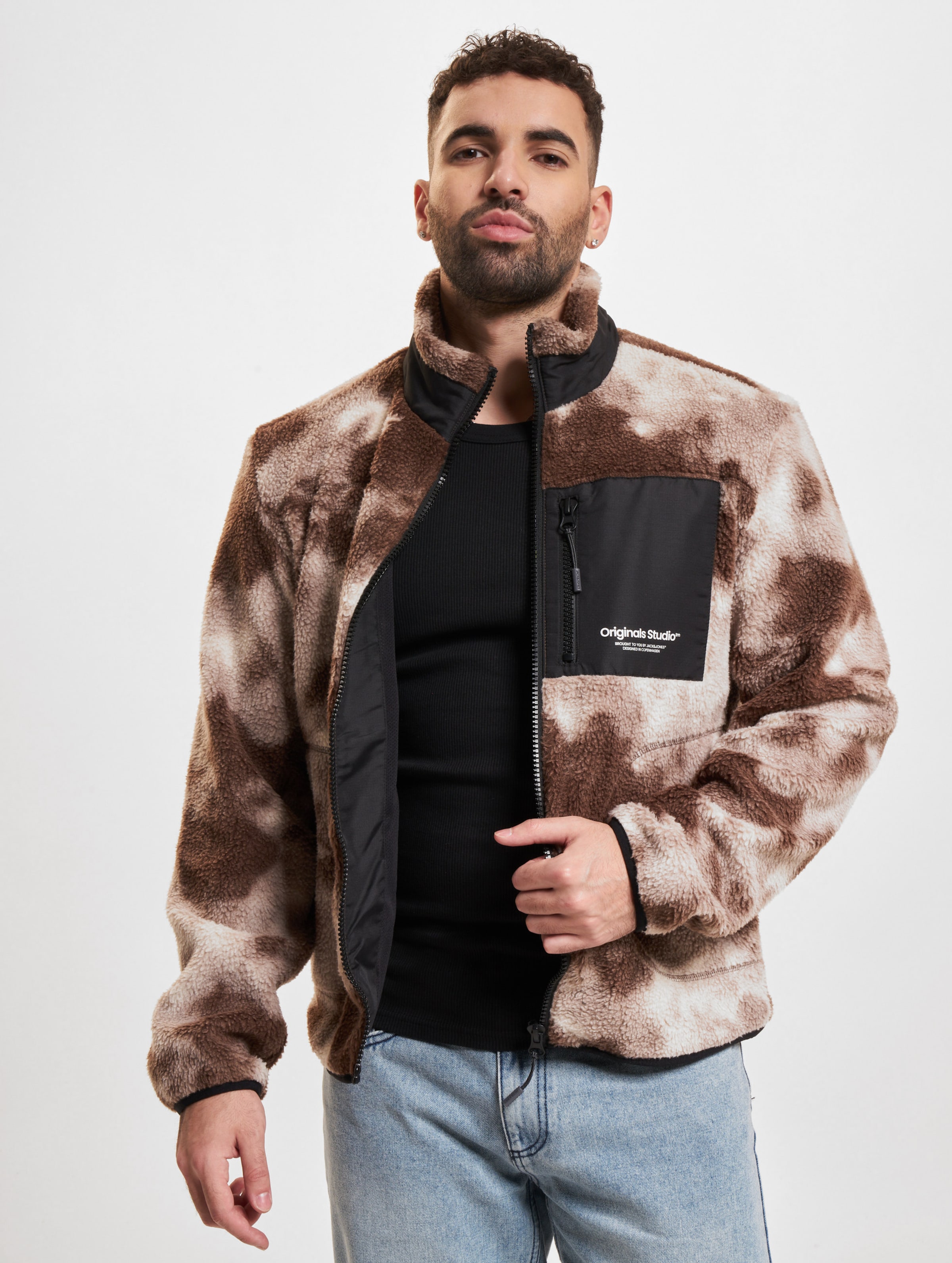 Jack & Jones AOP Teddy Jacket