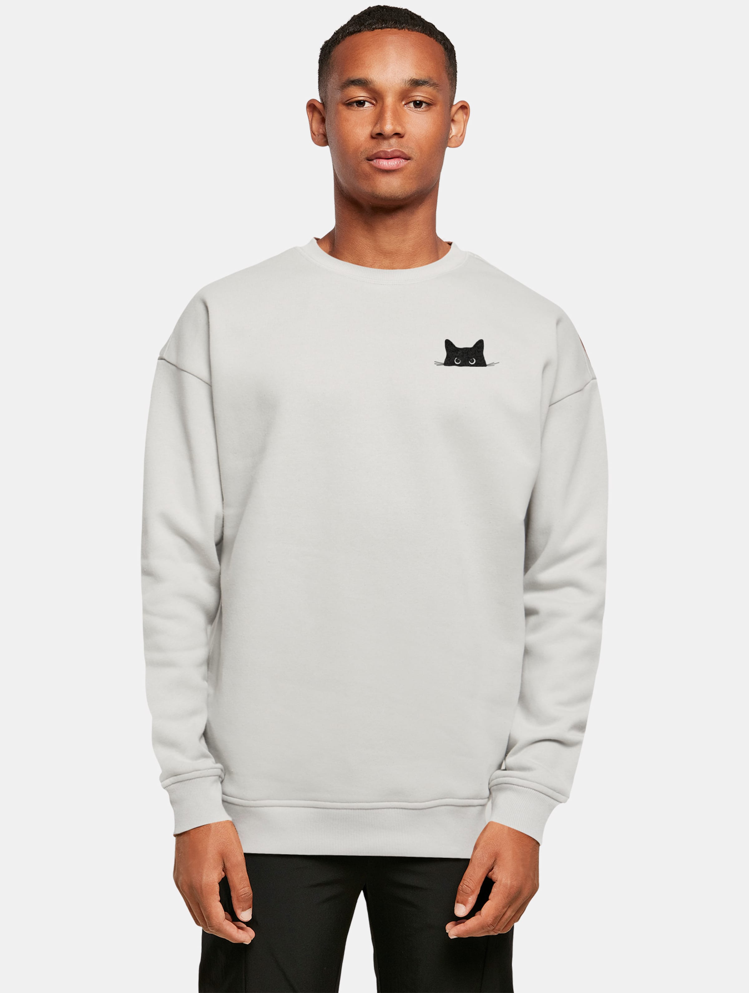 Merchcode Halloween - Cat Crewneck