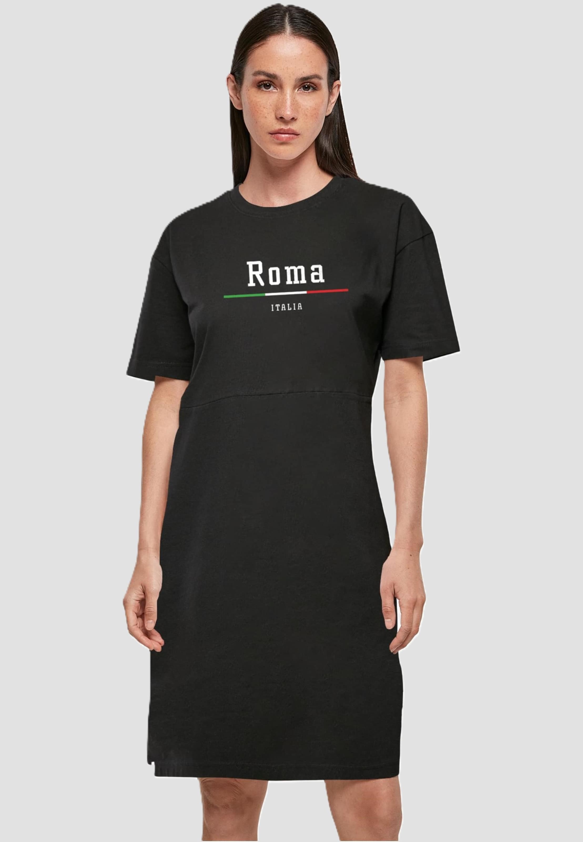 Merchcode Ladies Roma X Essentials Oversized Slit Tee Dress