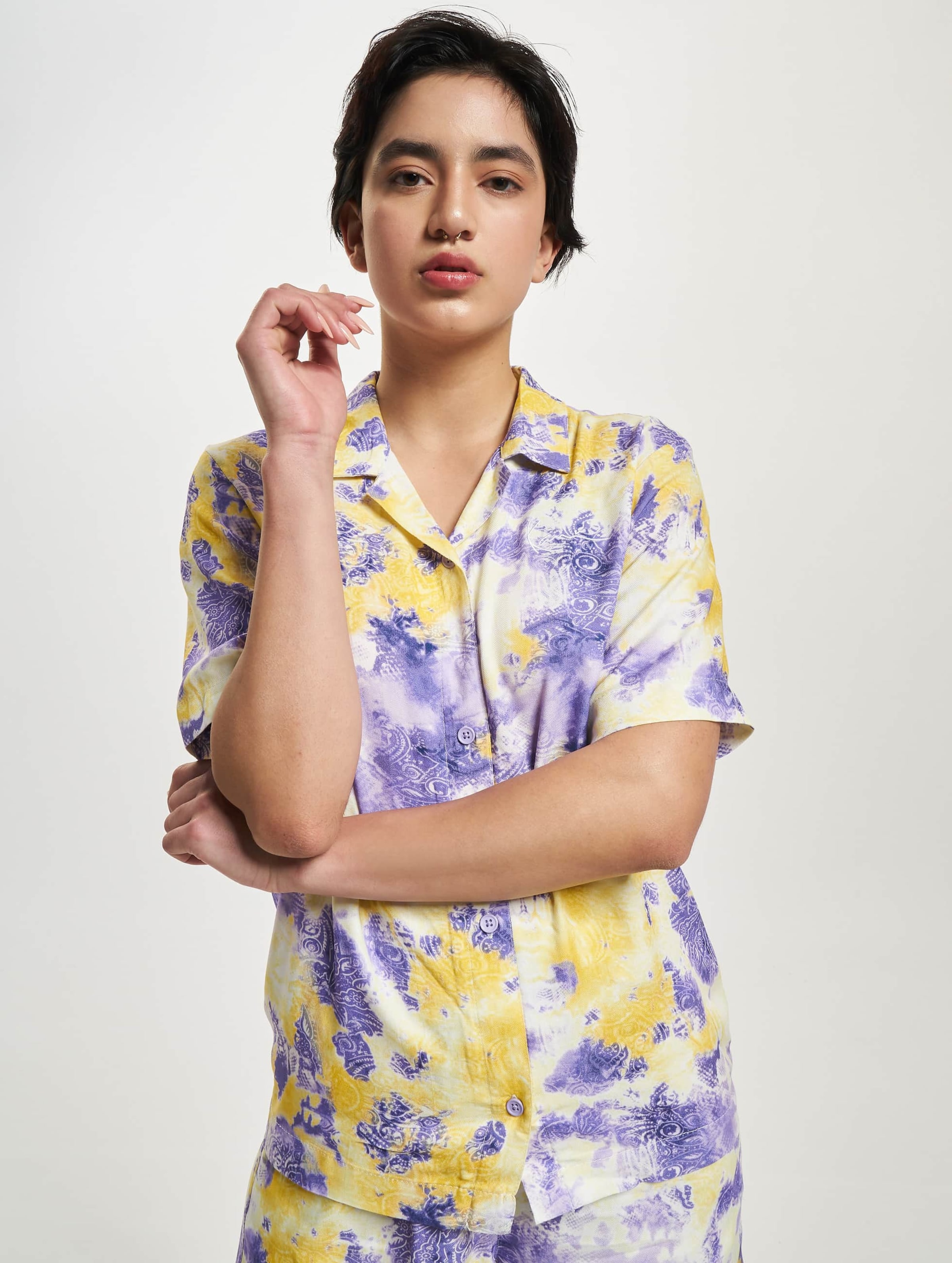 Karl Kani Small Signature Paisley Resort Longsleeve