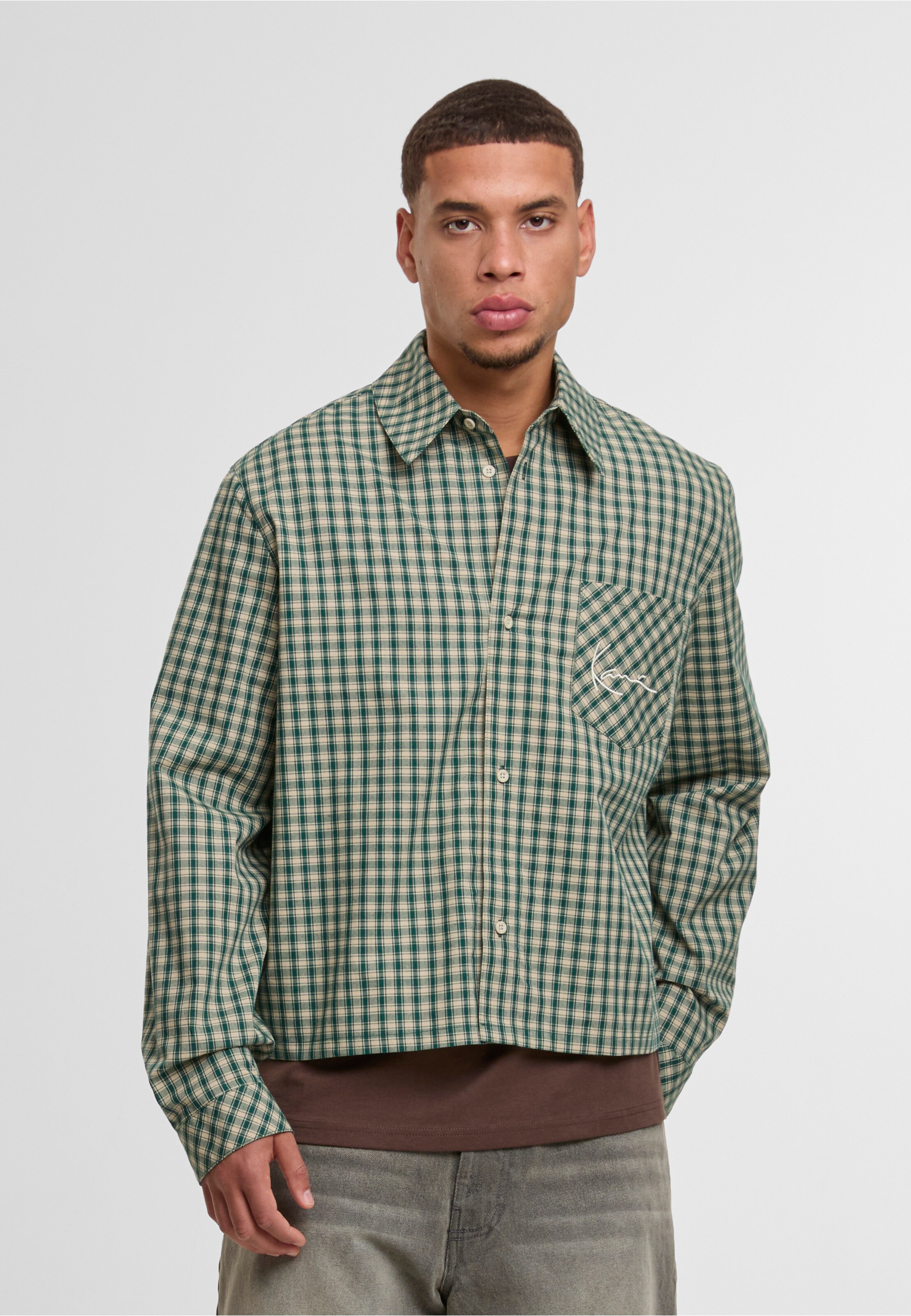 Karl Kani Signature Check Boxy Shirt