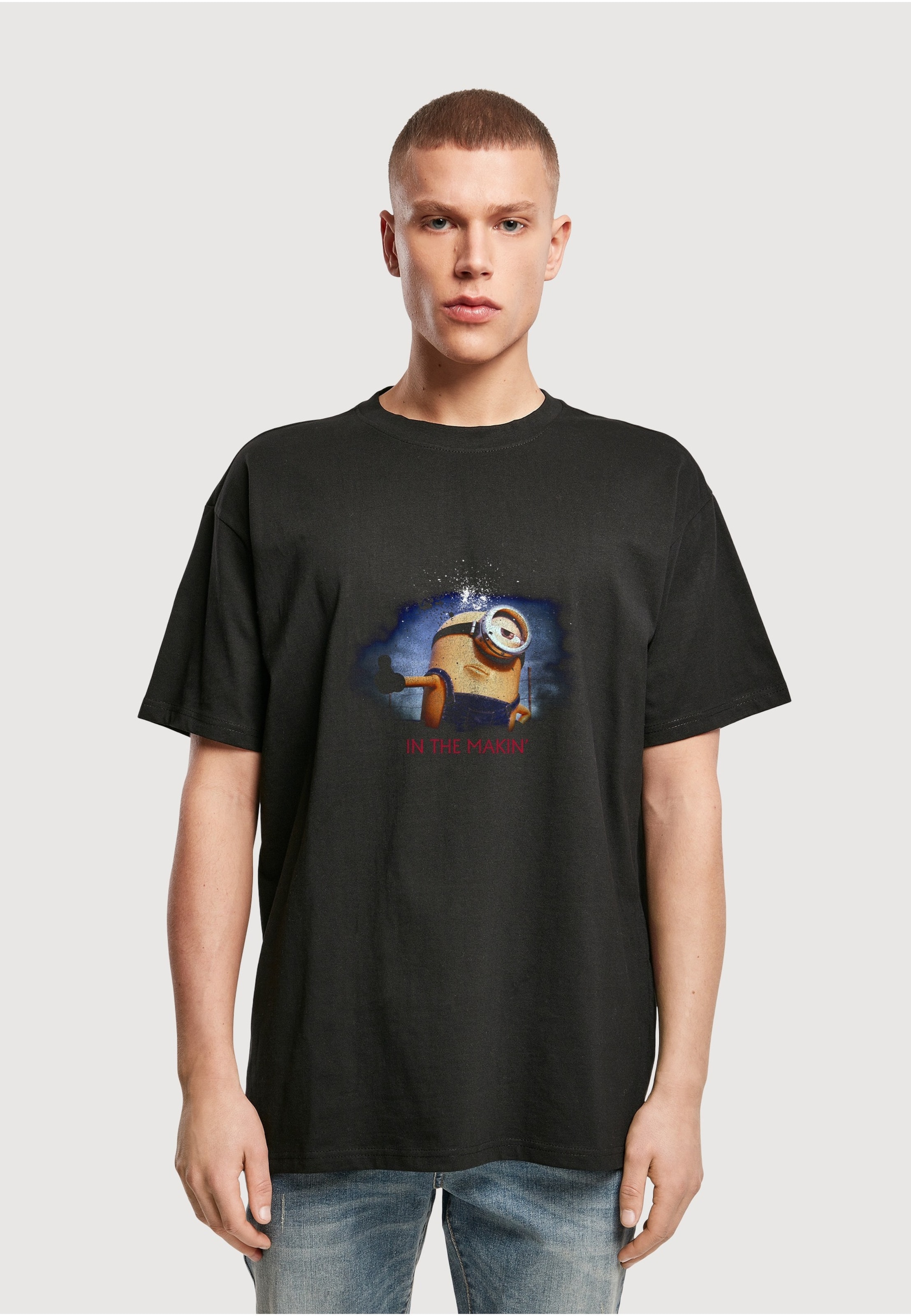Merchcode Minions in the makin Heavy Oversize Tee