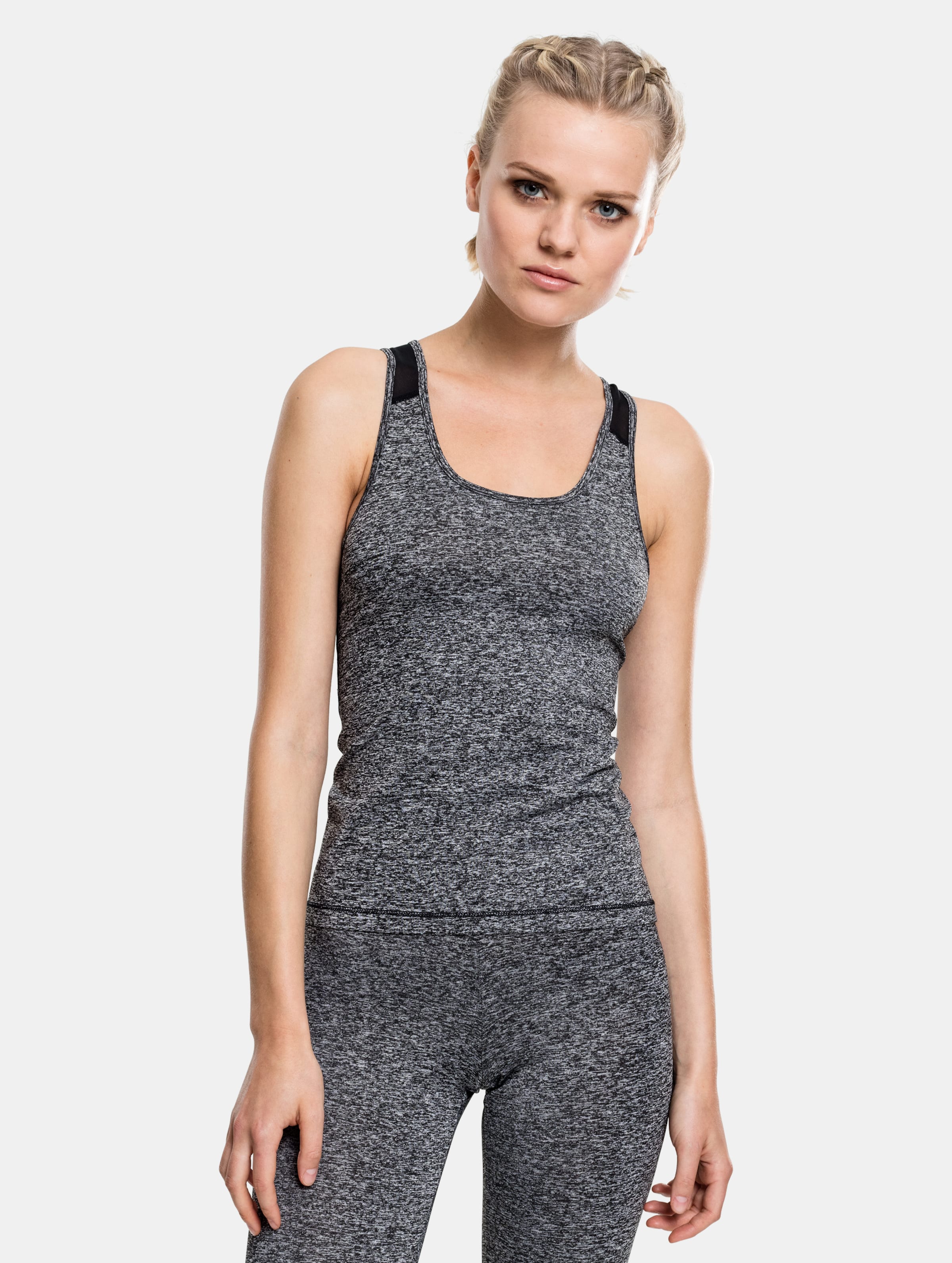 Urban Classics Ladies Active Melange Trainings Top