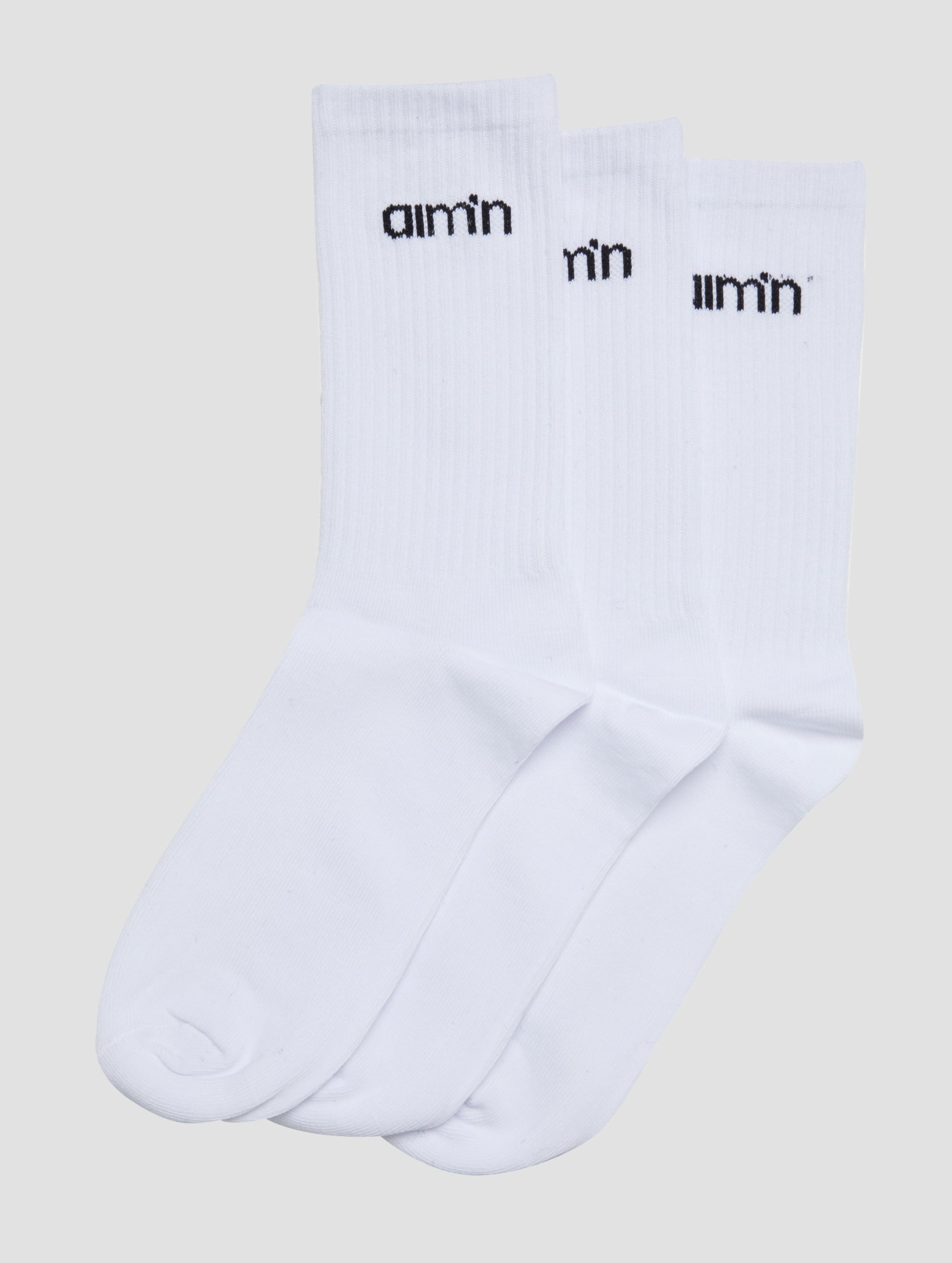 AMN-243-ACC -23070082-017 AIMN Logo Socks 3-Pack