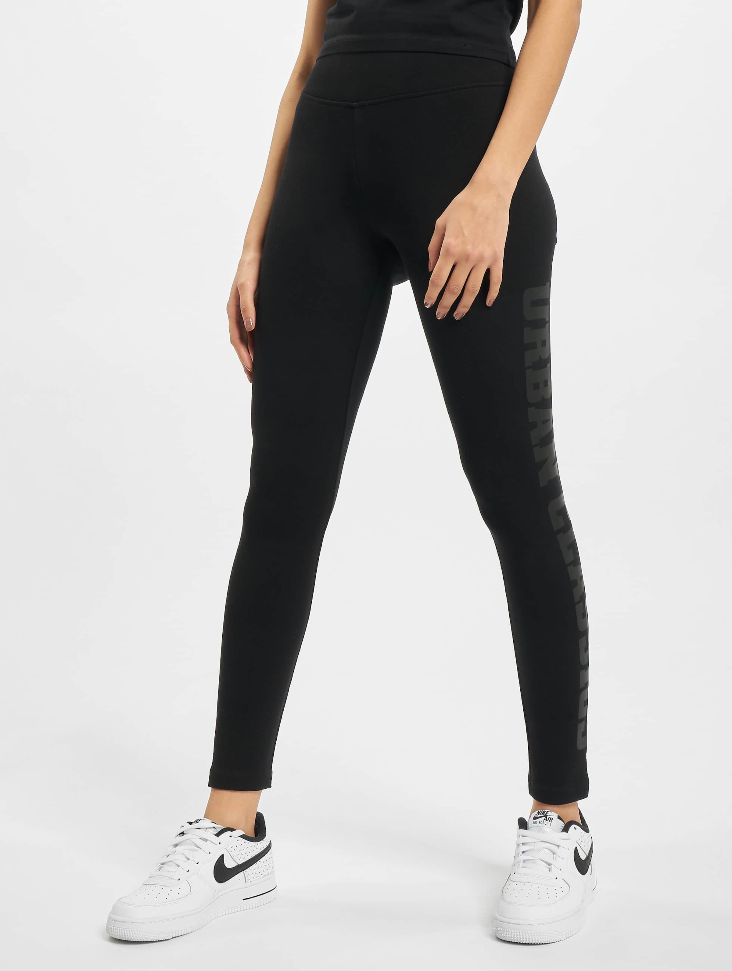 Urban Classics Ladies High Waist Branded Leggings