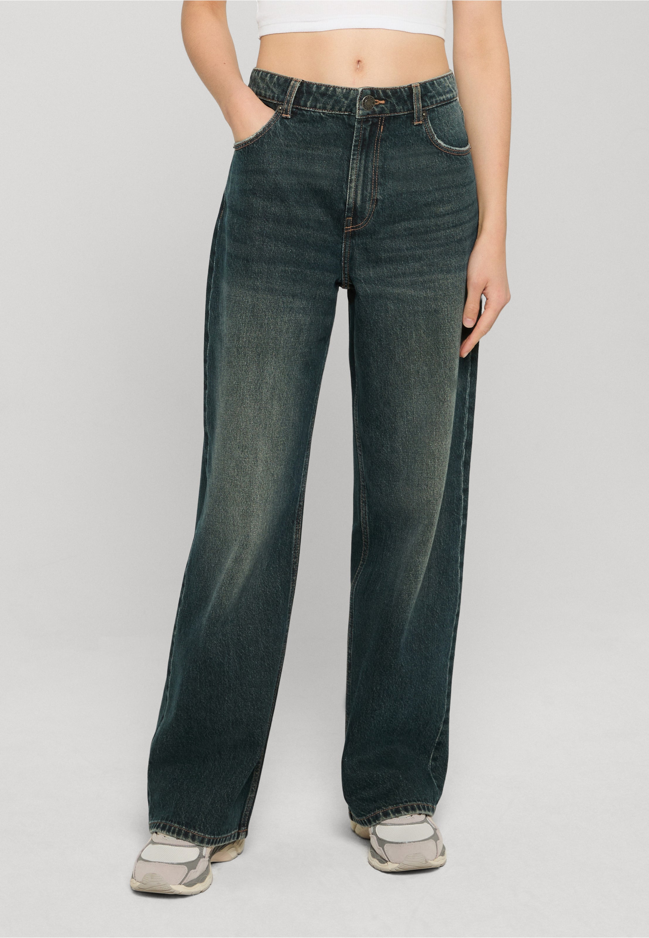 Urban Classics Ladies Regular Wide Leg Jeans