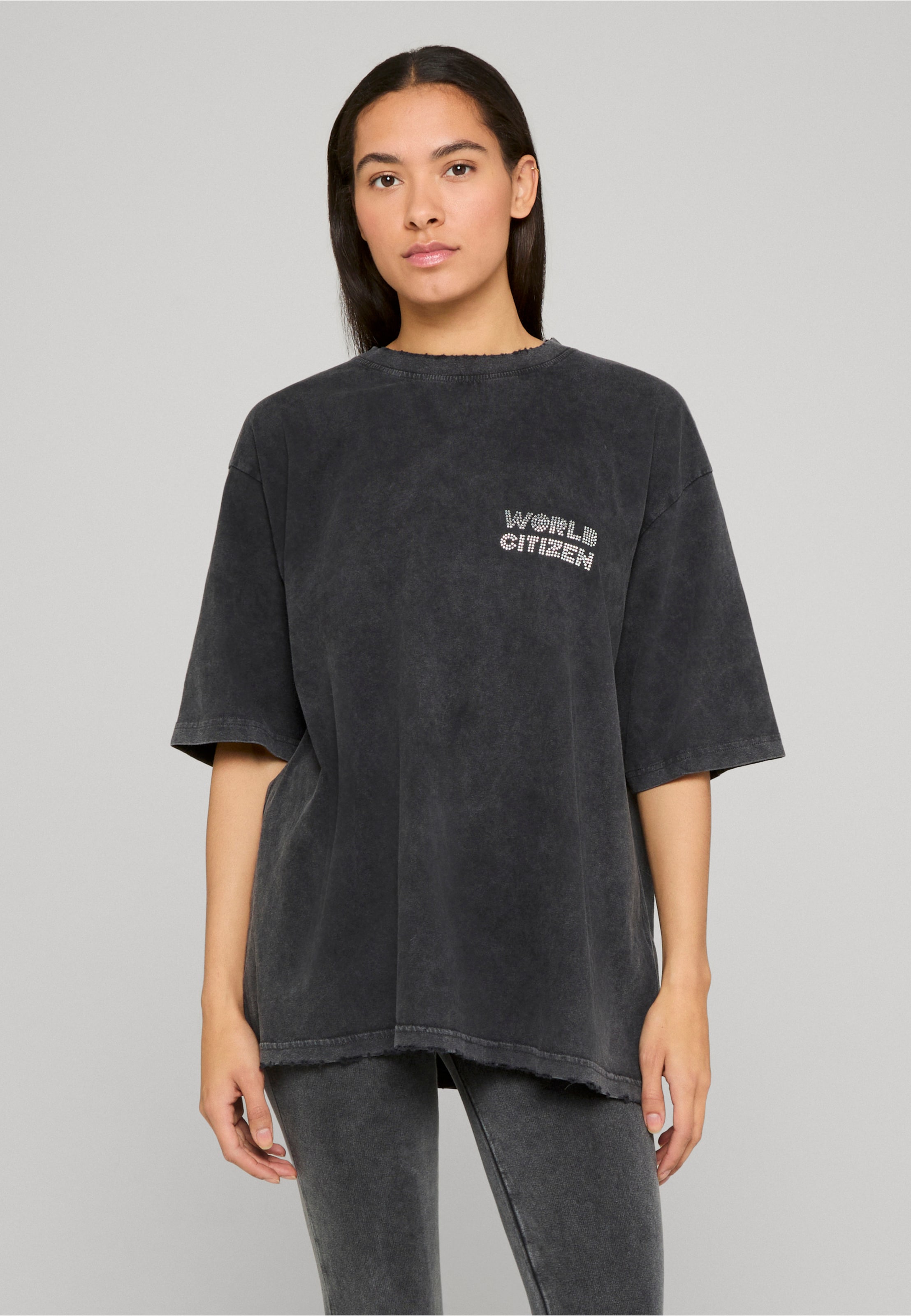 Felicious Vinatge Oversize T-Shirt Rhinestones