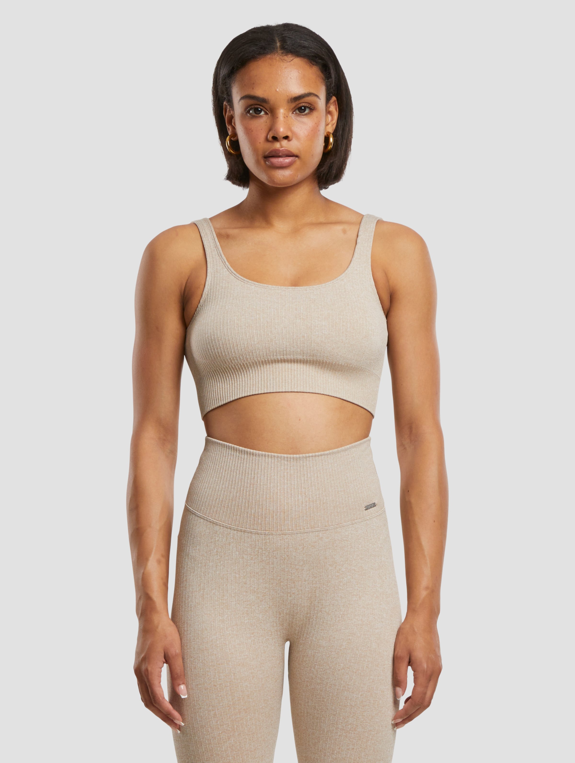 AMN-243-BRA-19030003-042 AIMN Ribbed Seamless Bra