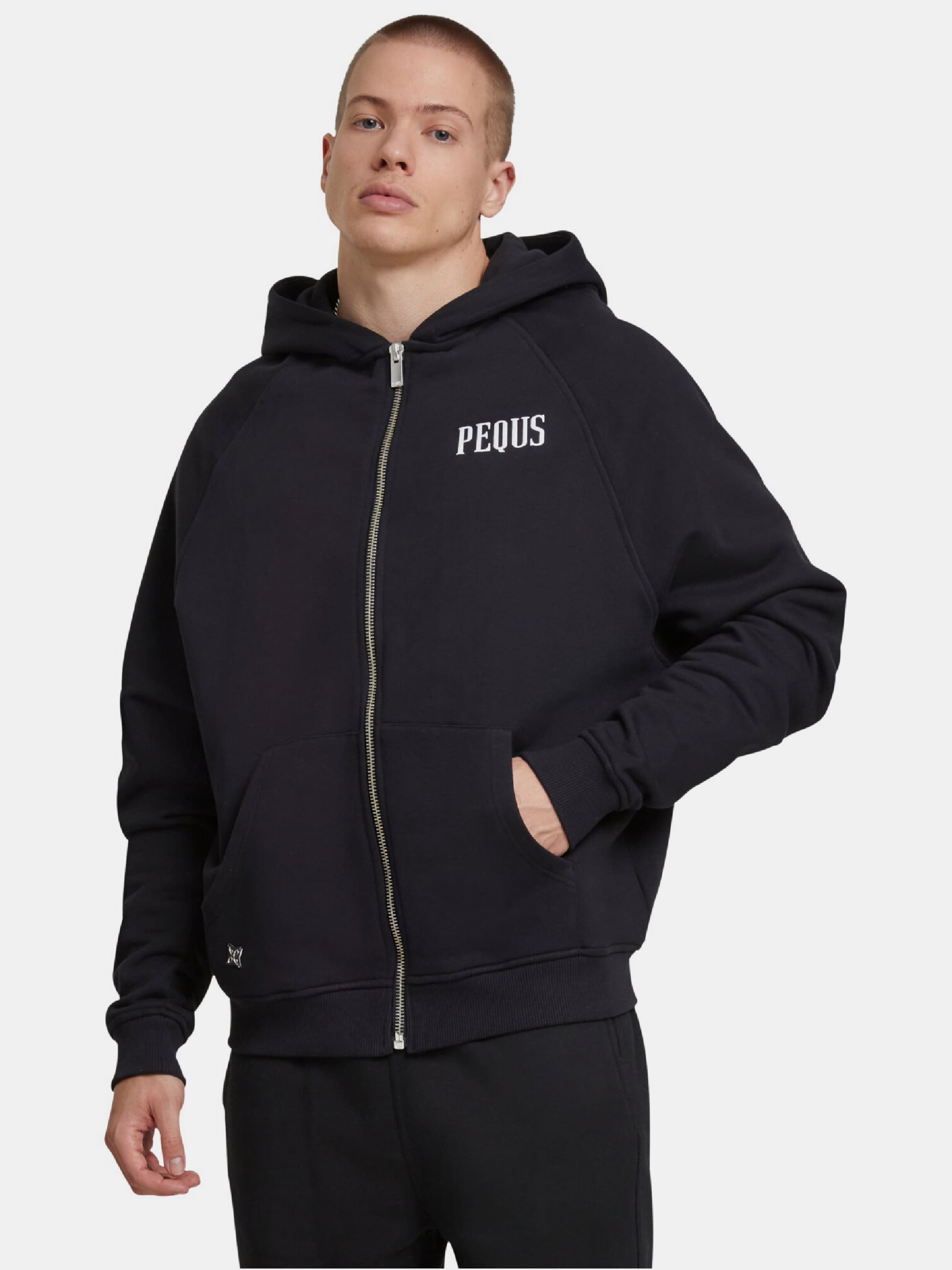 PEQUS Back Logo Zip Hoodie