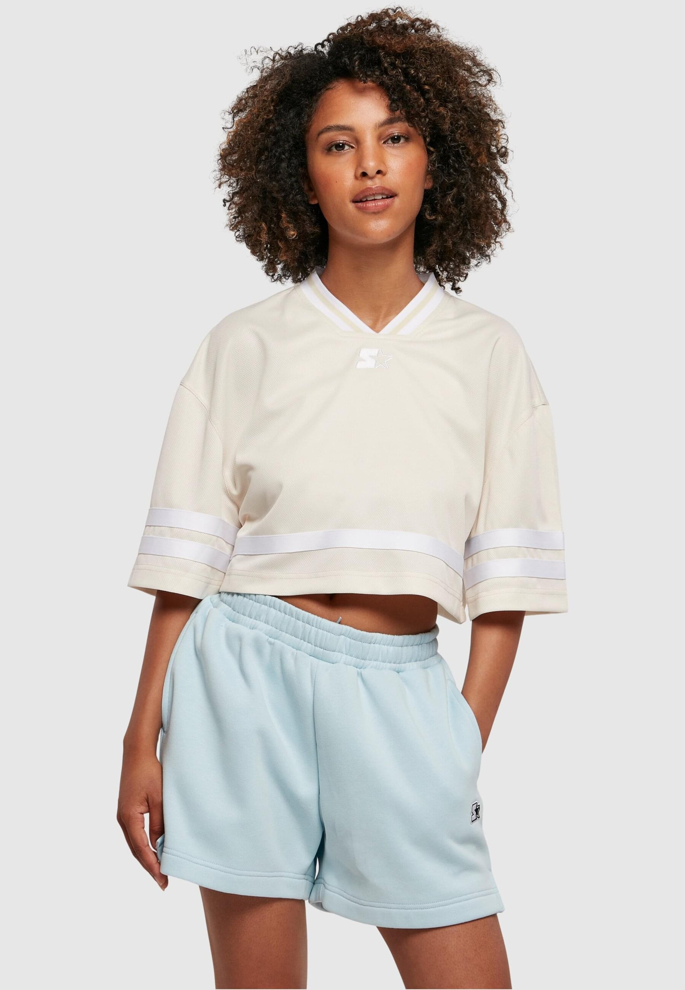 Starter Black Label Ladies Cropped Mesh Jersey