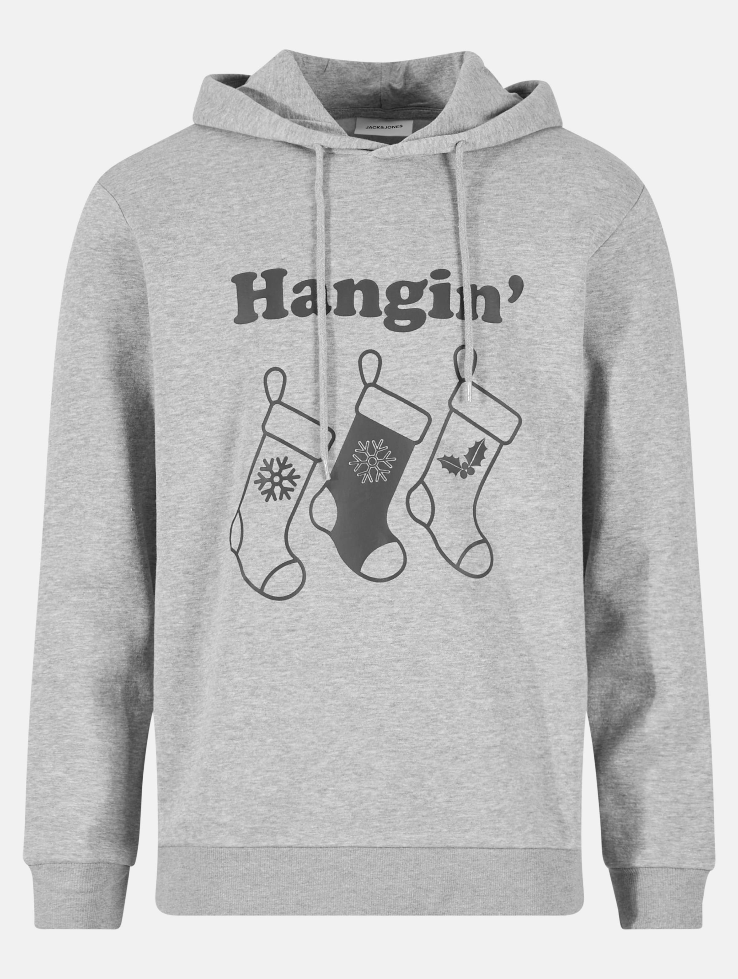 Jack & Jones XMAS One Color Funny Sweat Hoodie