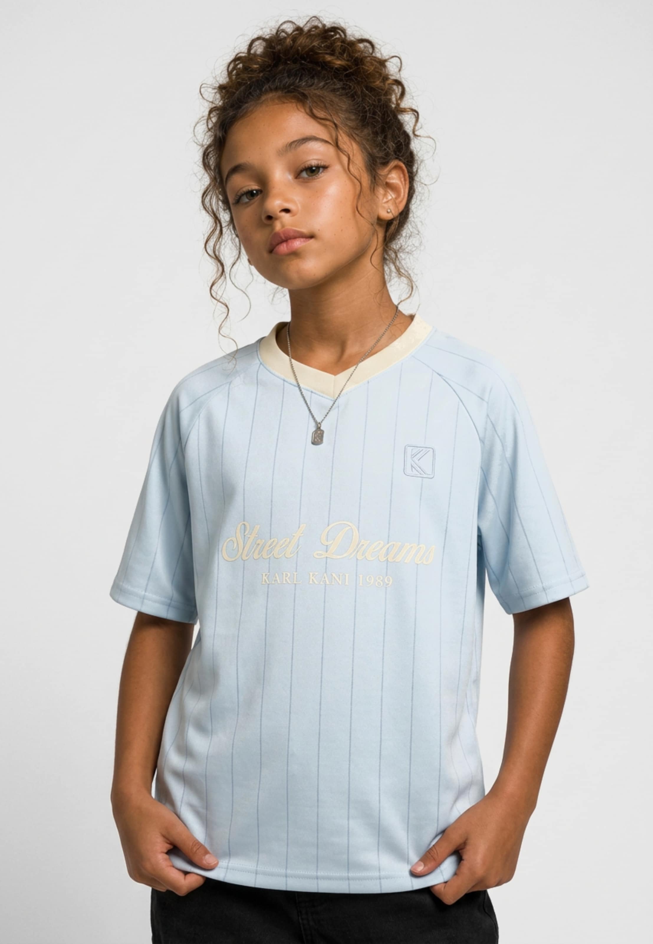 Karl Kani OG Shadow Pinstripe Soccer Jersey Junior