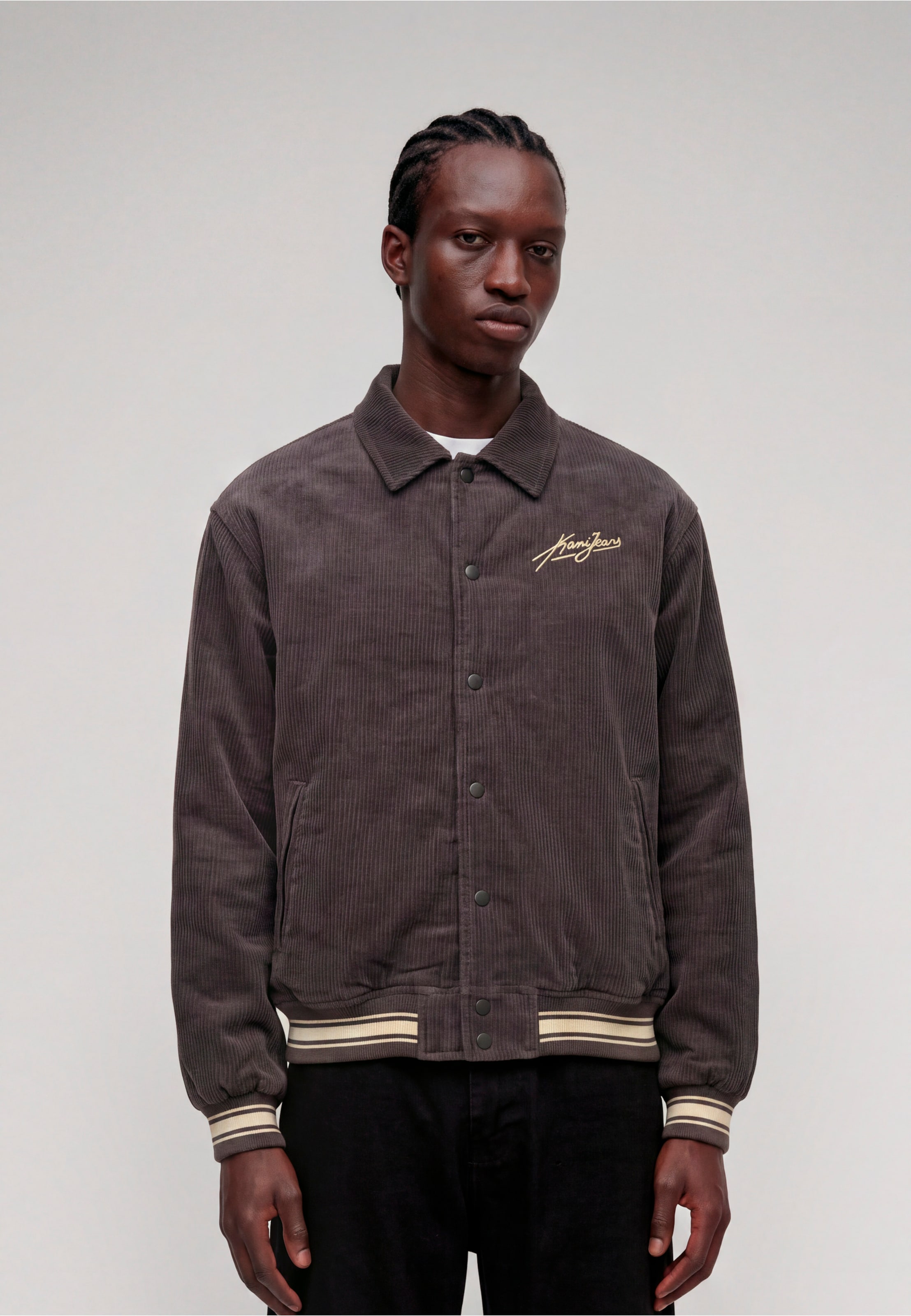 Karl Kani Jeans Corduroy Oversized College Jacket