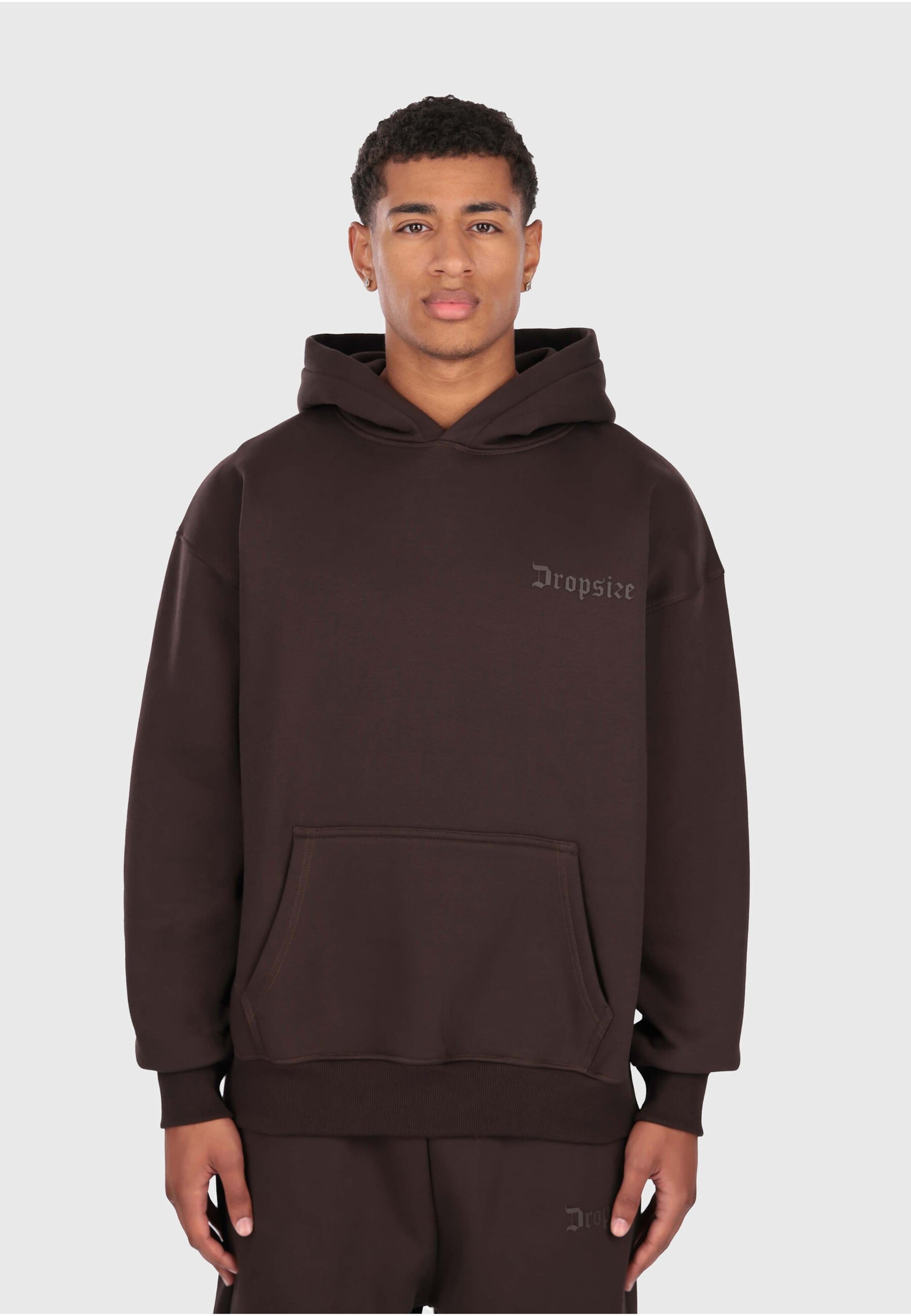 Dropsize HEAVY OVERSIZE HD LOGO HOODIE