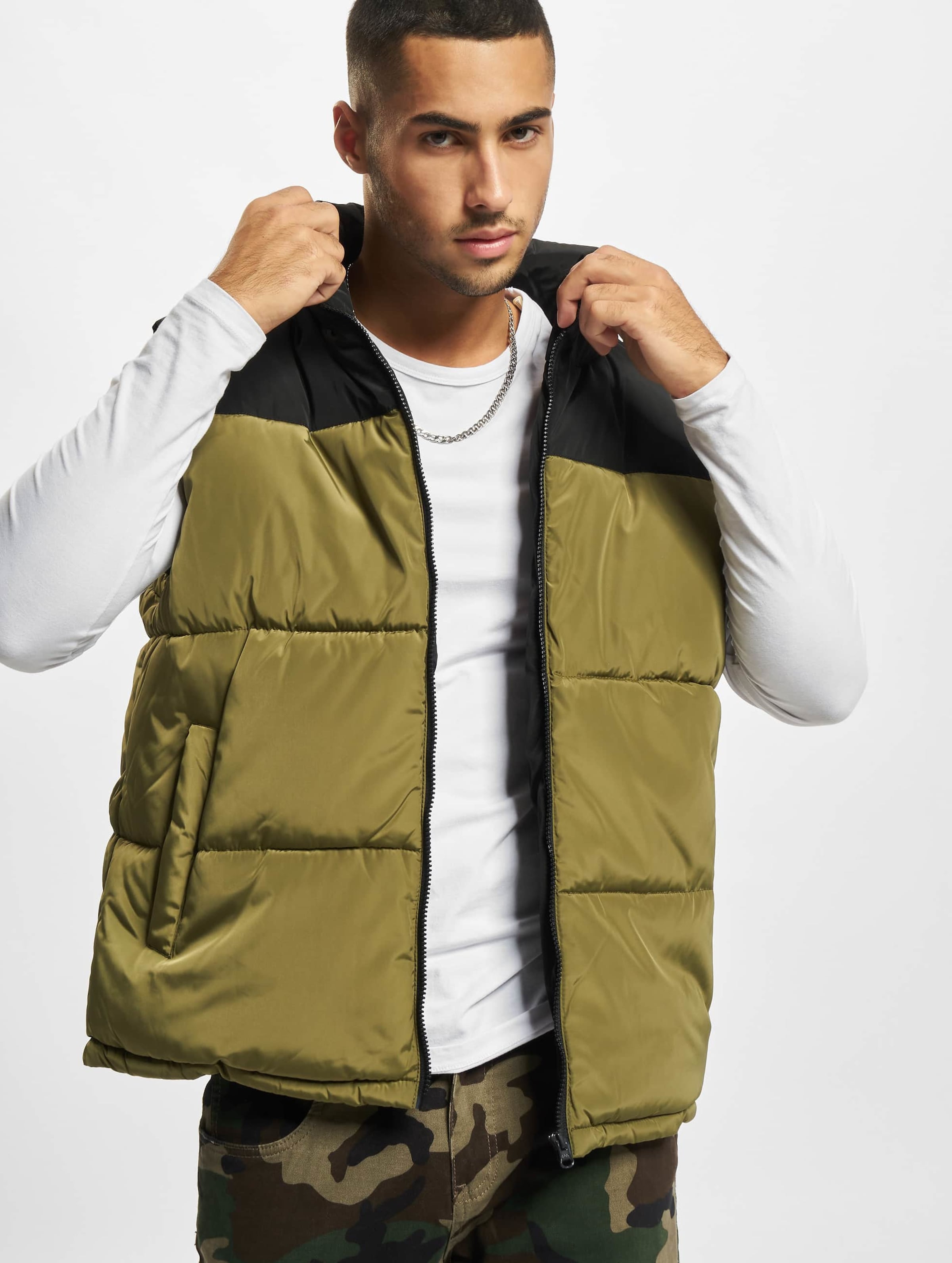 Urban Classics Block Puffer Vest