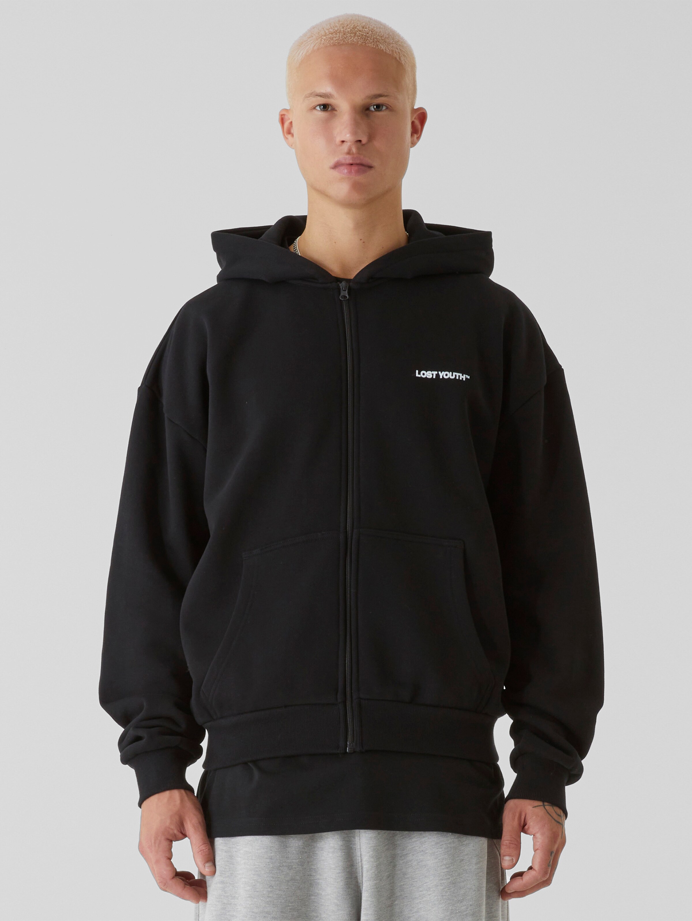Lost Youth Heavy Butterfly Zip Hoodie