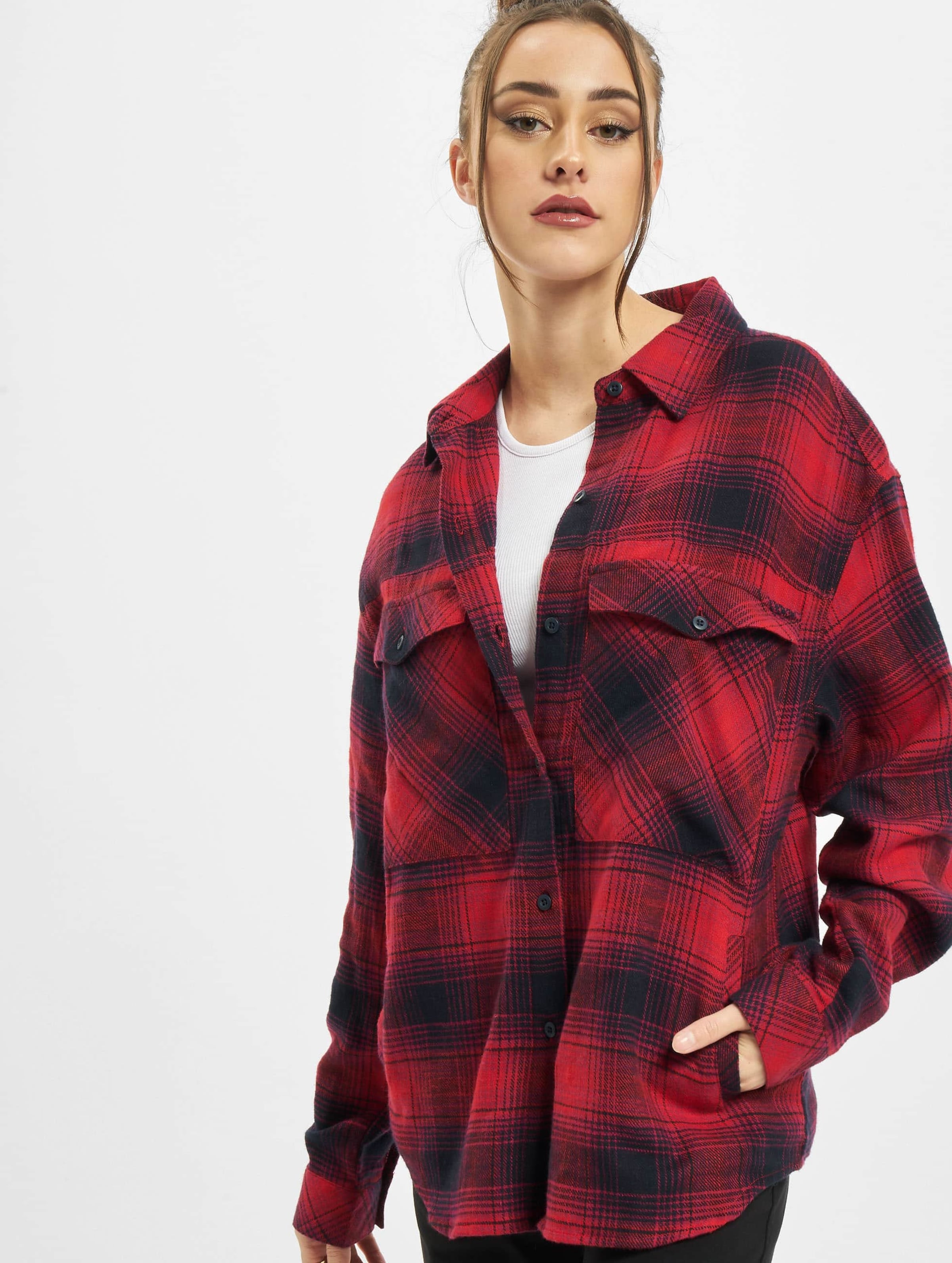 Urban Classics Ladies Check Overshirt