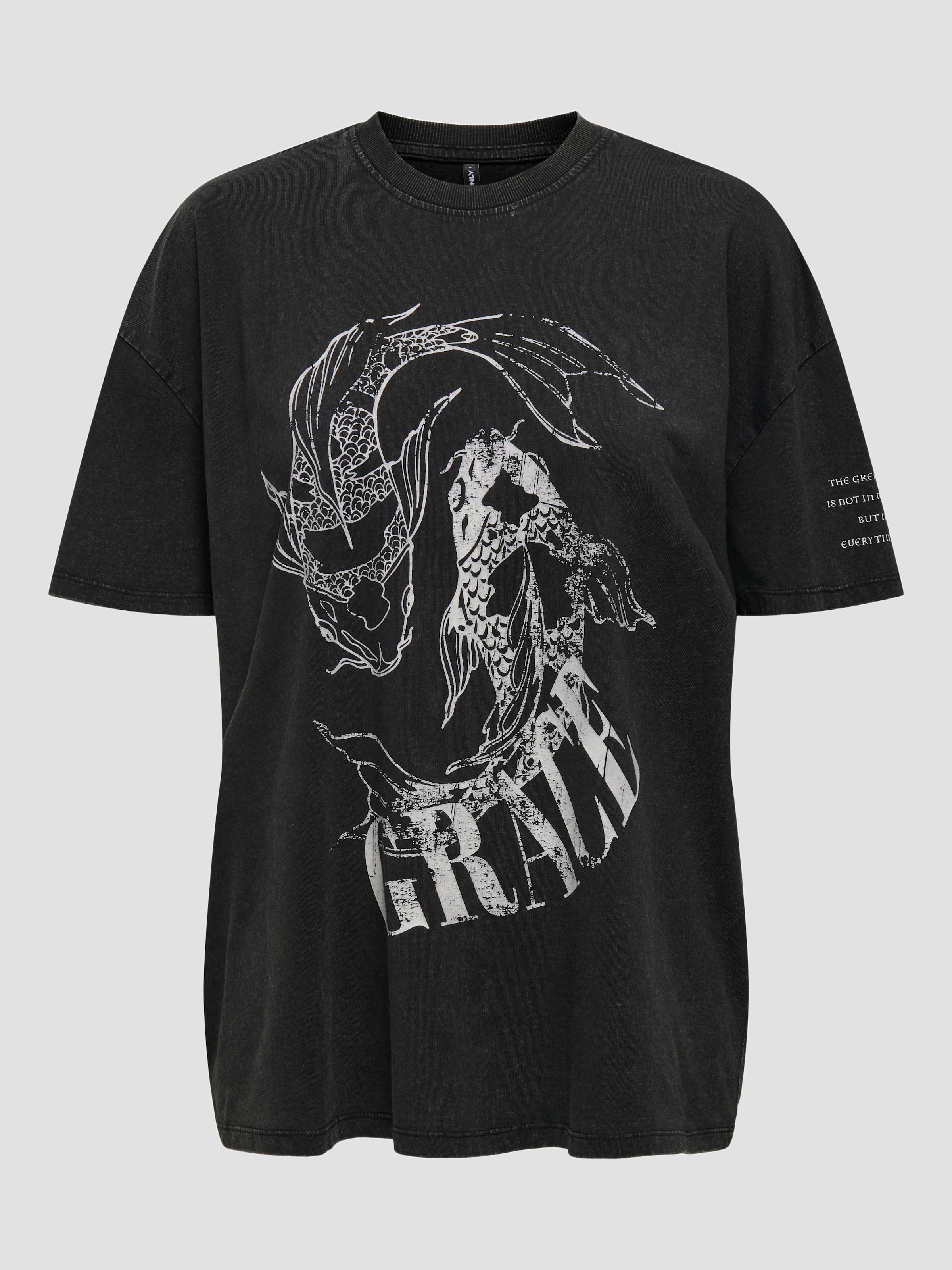 Only ONLHOLLY S/S WASH ANIMAL TOP BOX JRS
