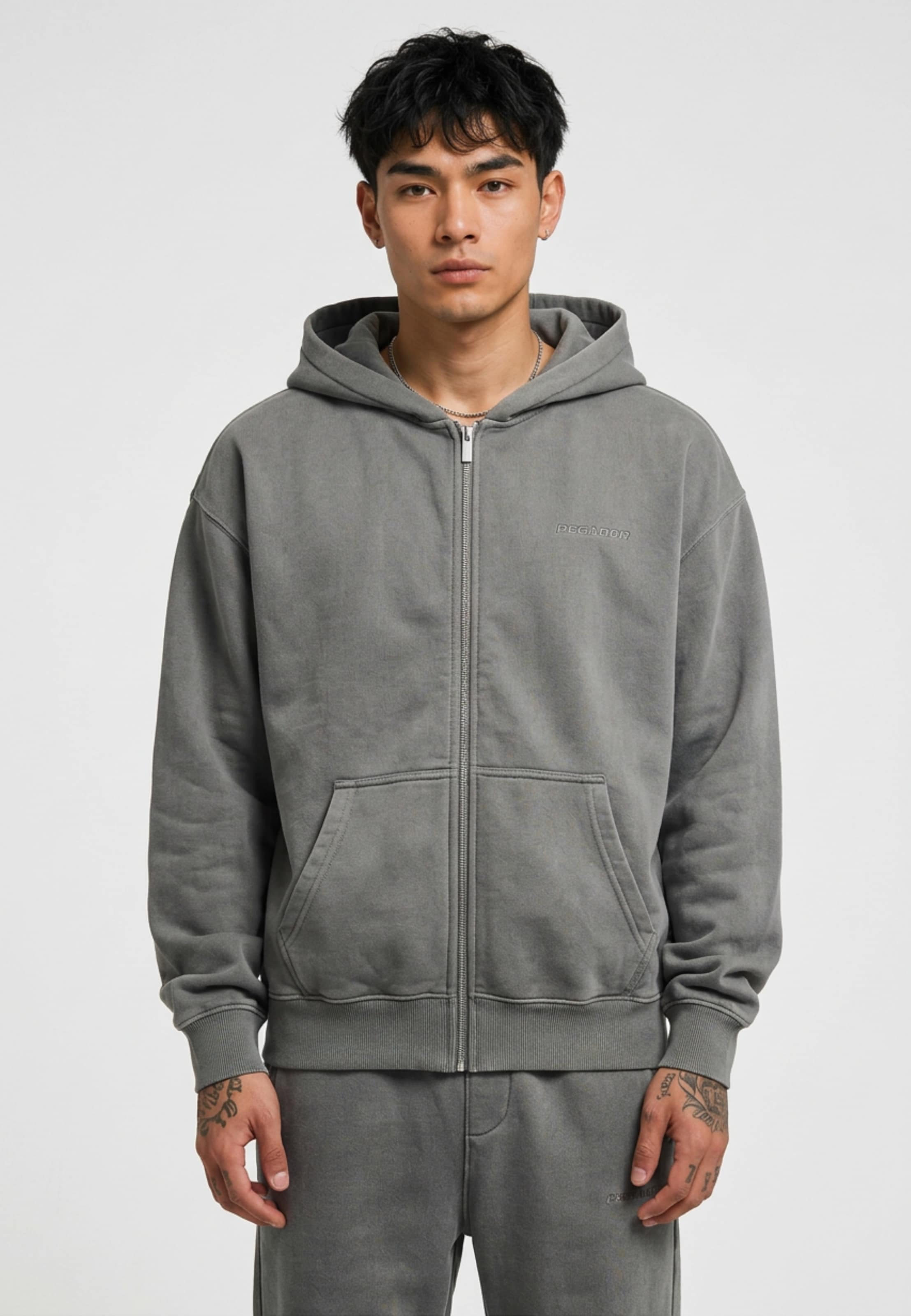 PEGADOR Logo Oversized Sweat Jacket