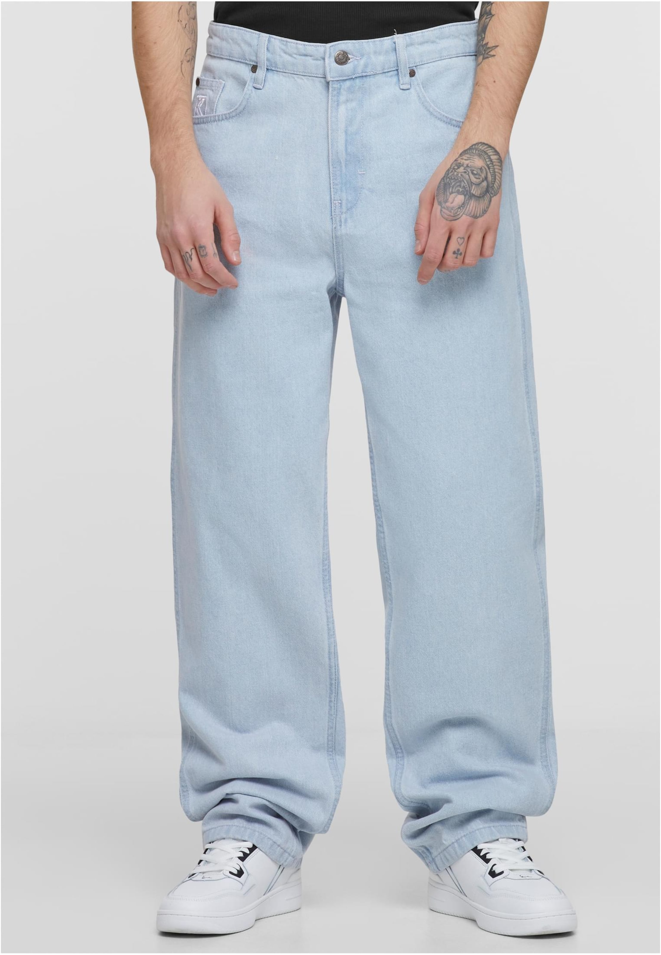 Karl Kani KMI-PL051-090-12 KK Small Signature Baggy Five Pocket Denim
