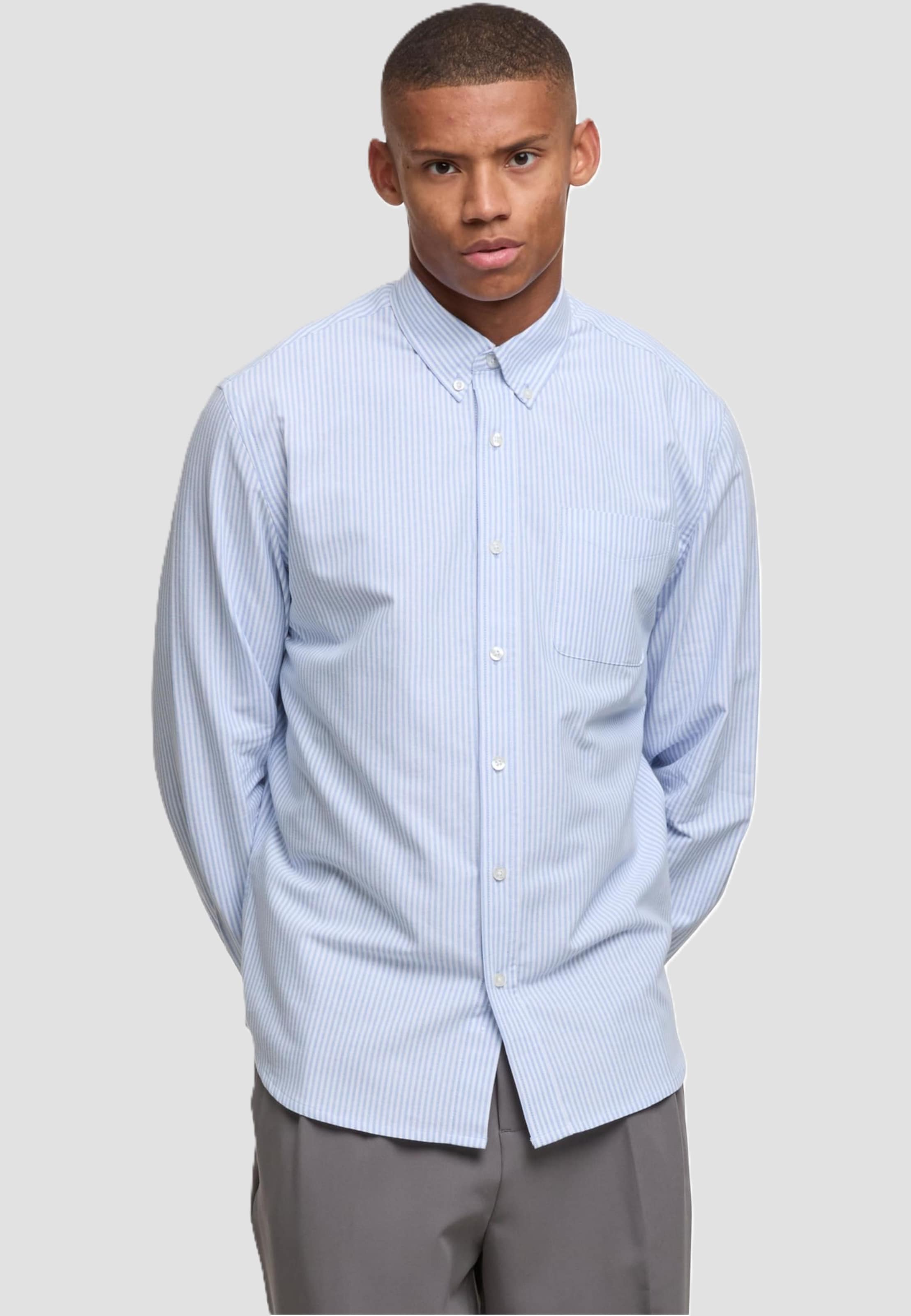 Urban Classics Striped Button Up Oxford Shirt