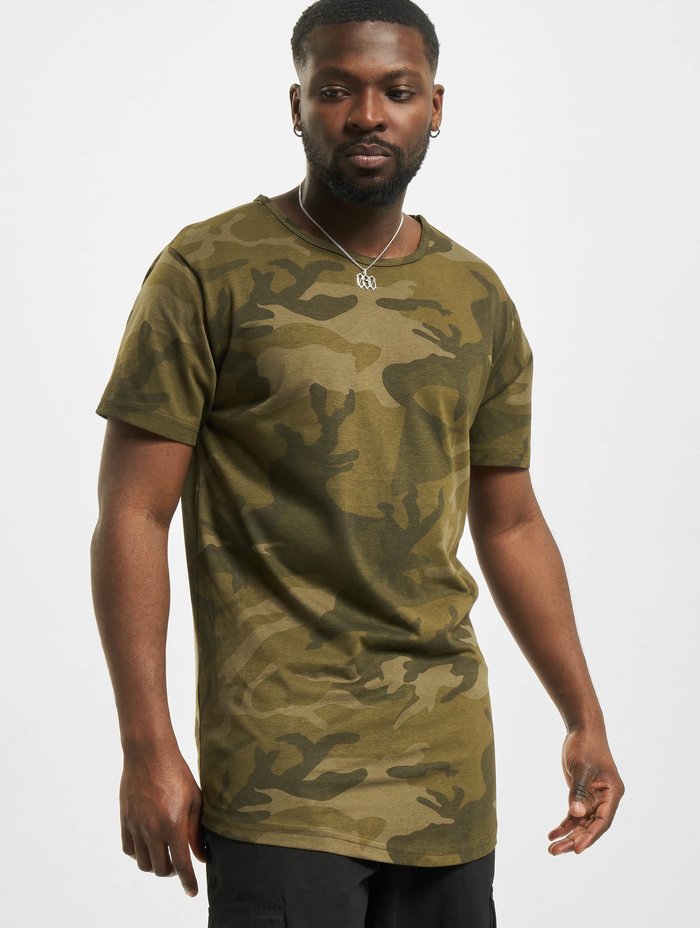 Urban Classics Camo Shaped Long Tee