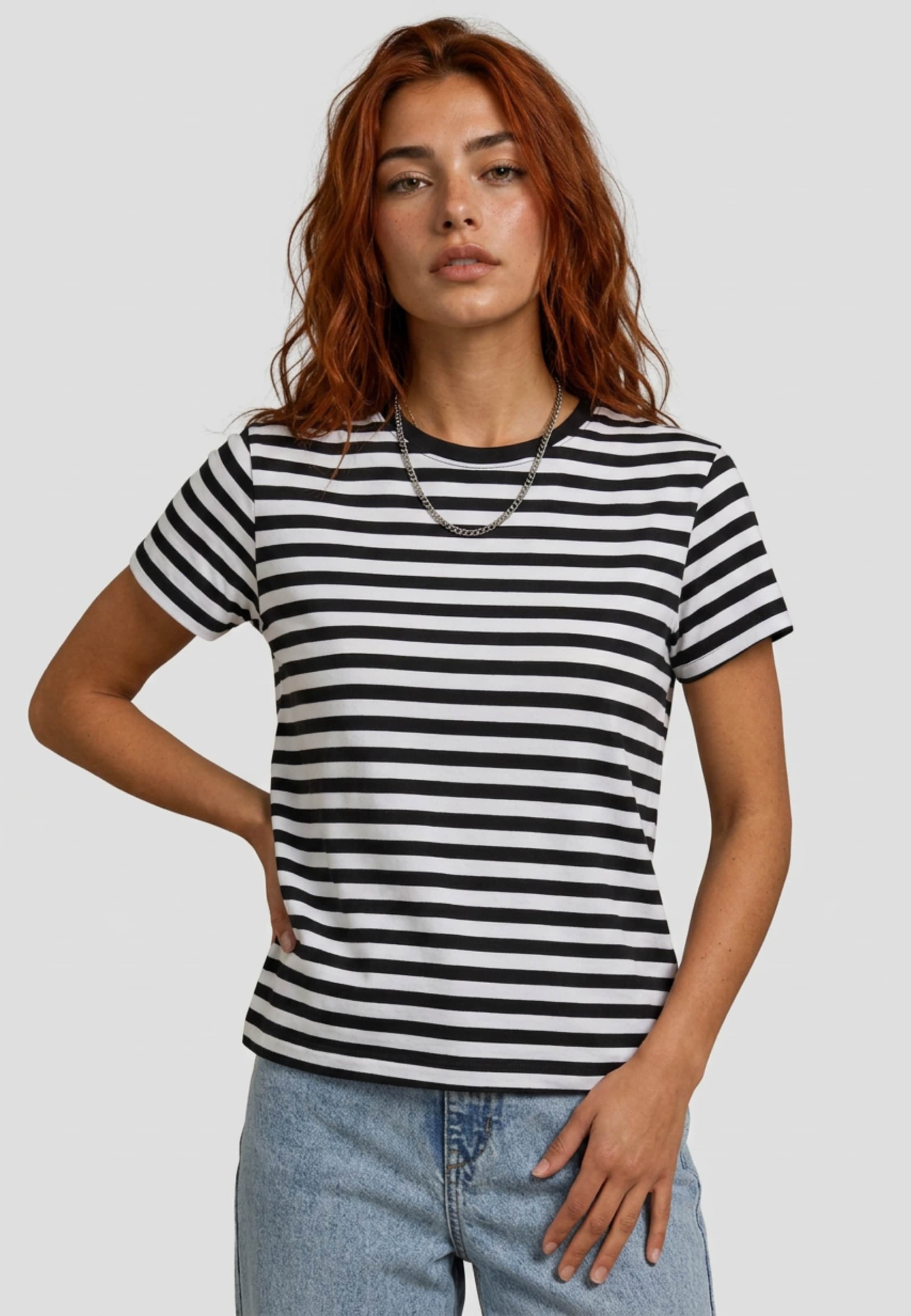 Urban Classics Ladies Regular Striped Tee