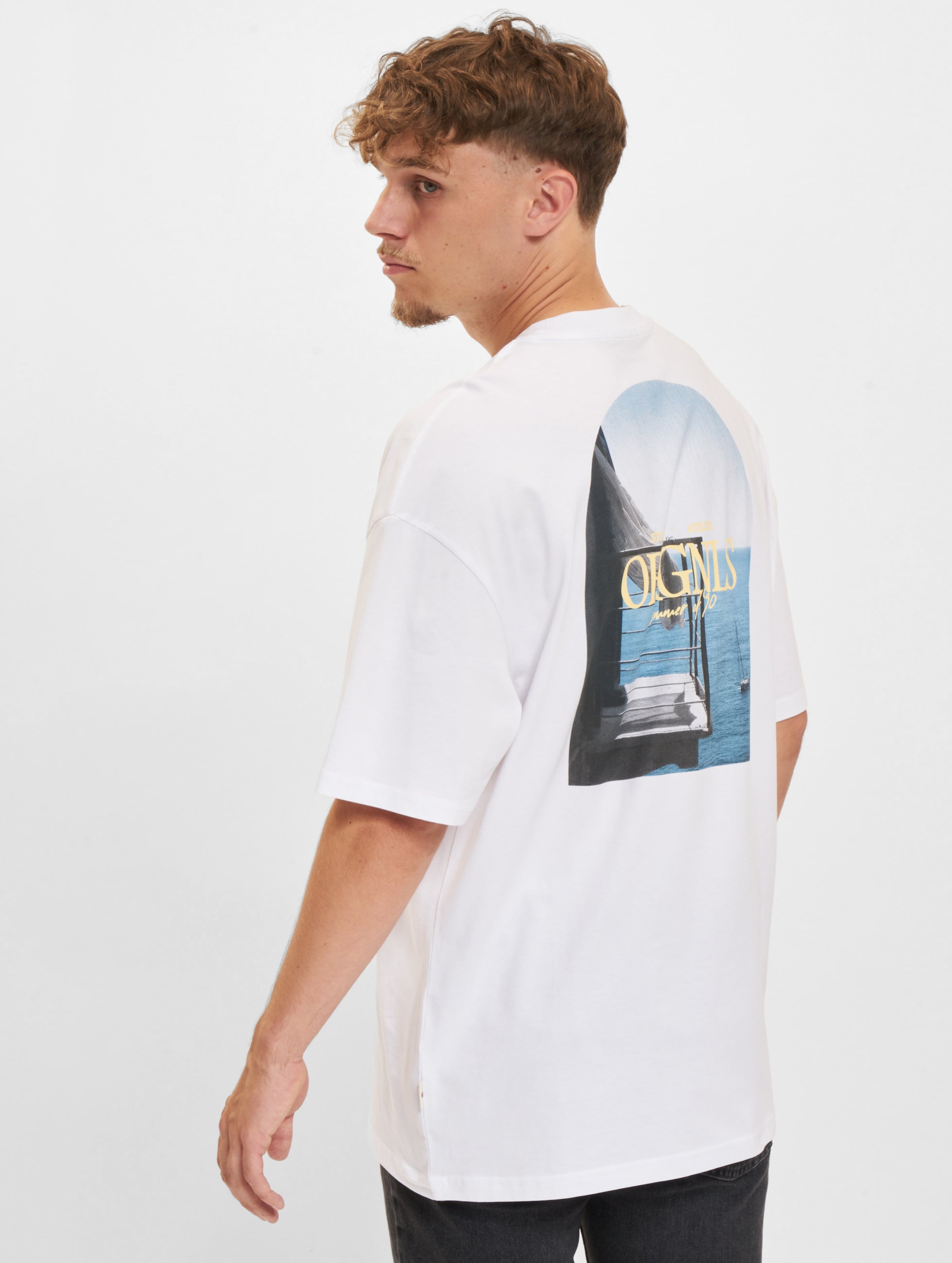 Jack & Jones Noto Type Photo Crew Neck T-Shirt