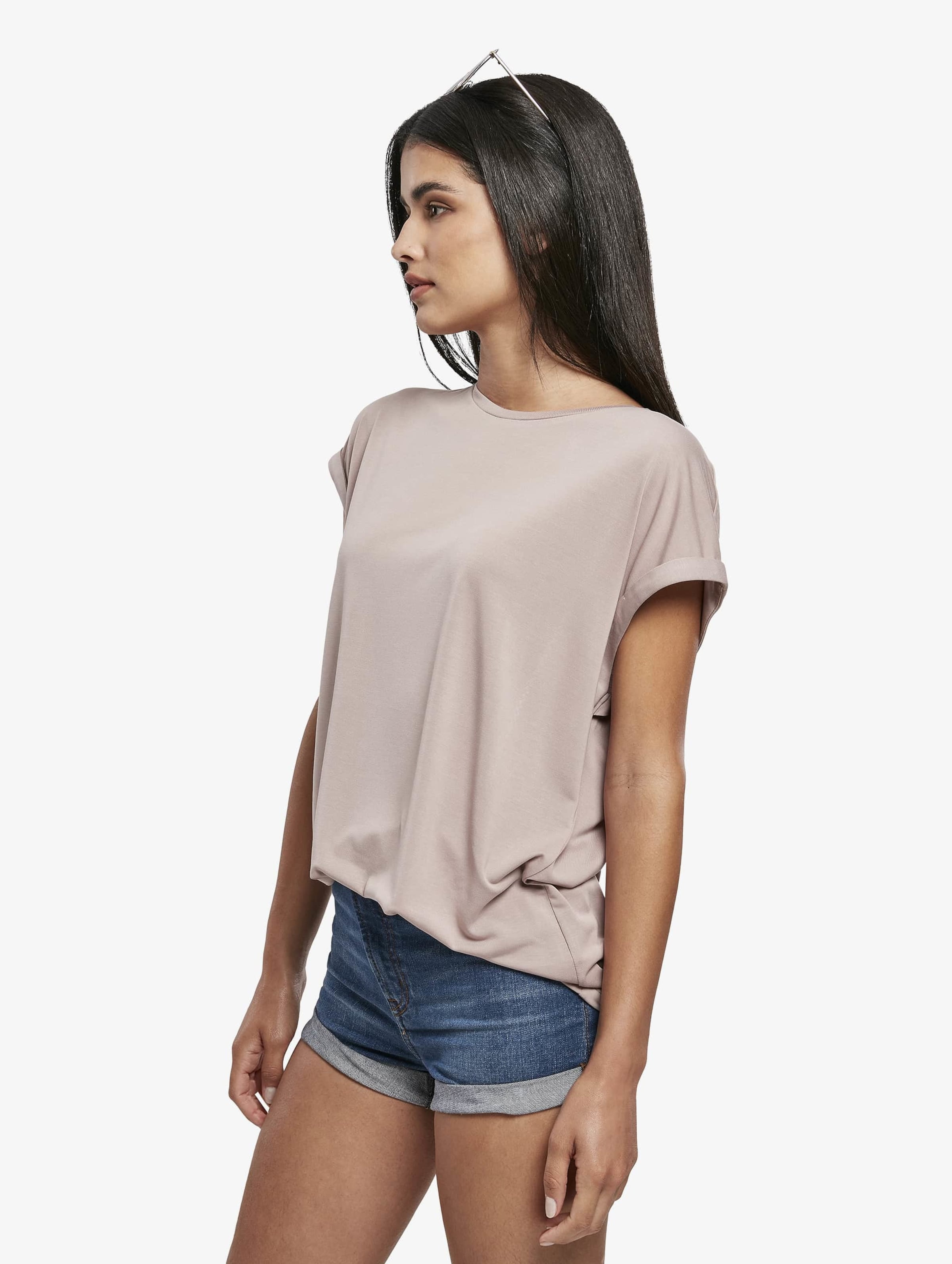 Urban Classics Ladies Modal Extended Shoulder Tee