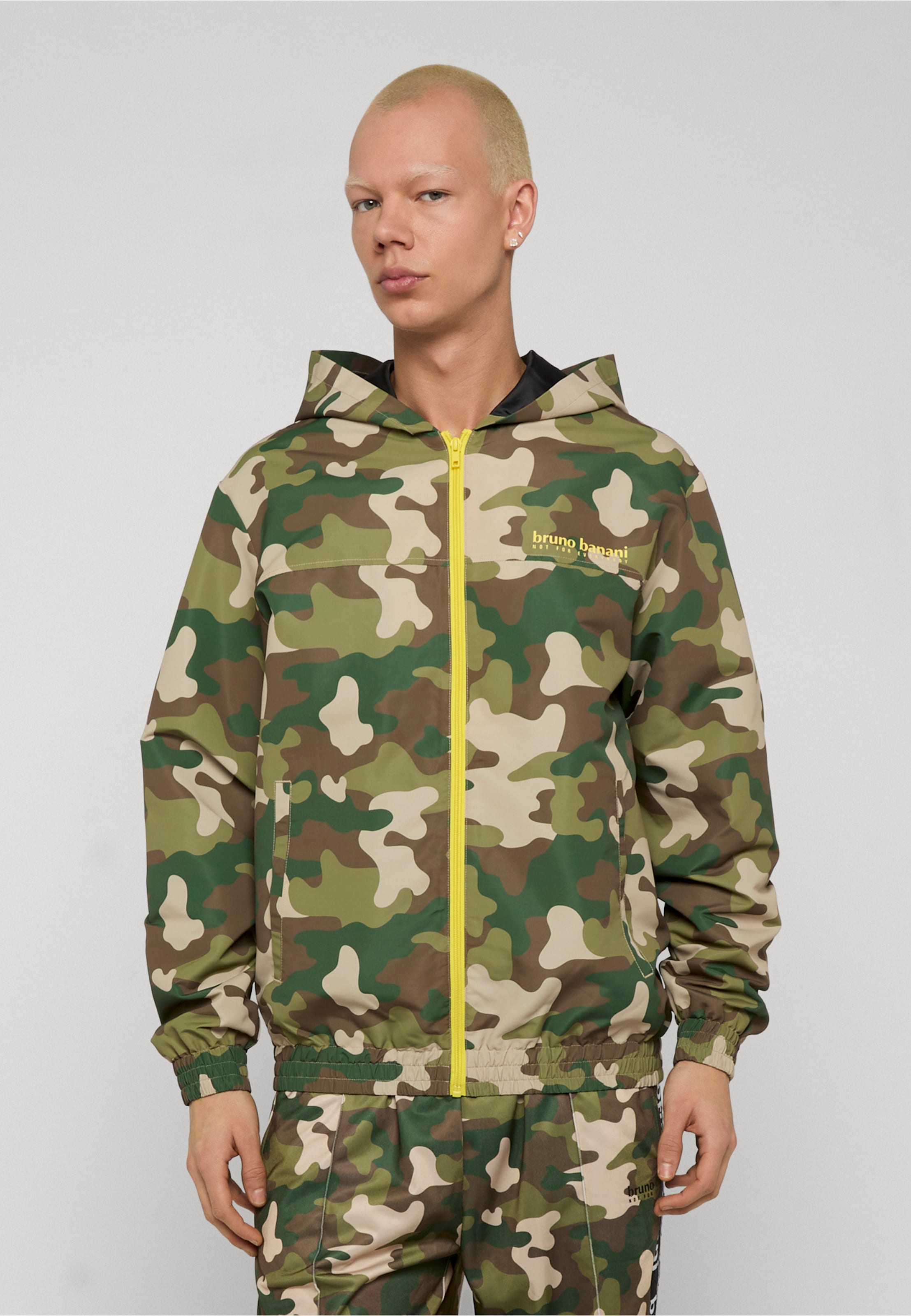 Bruno Banani Basic Logo Print Windbreaker