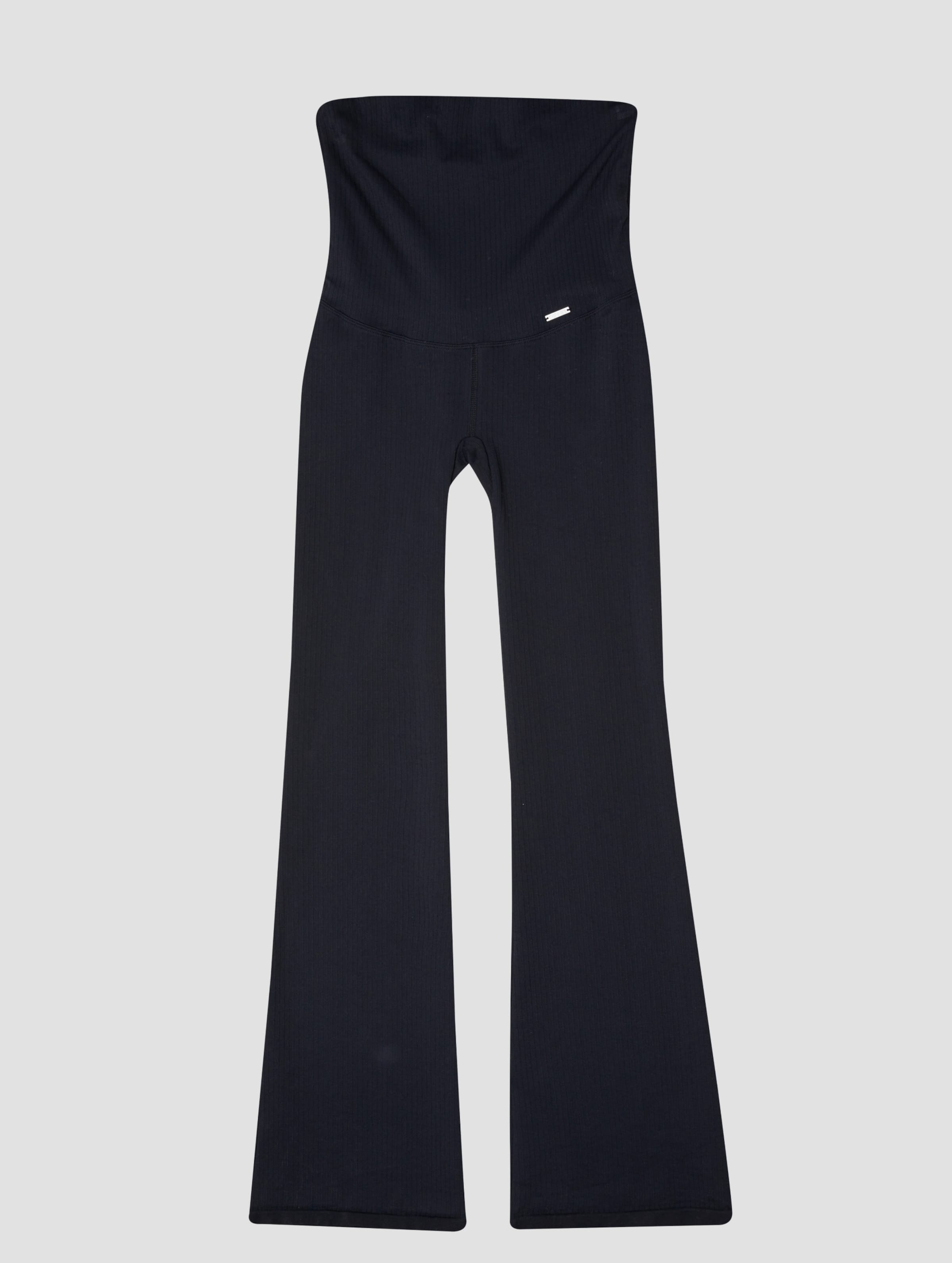 aim'n Ribbed Seamless Flare Maternity Tights Leggings