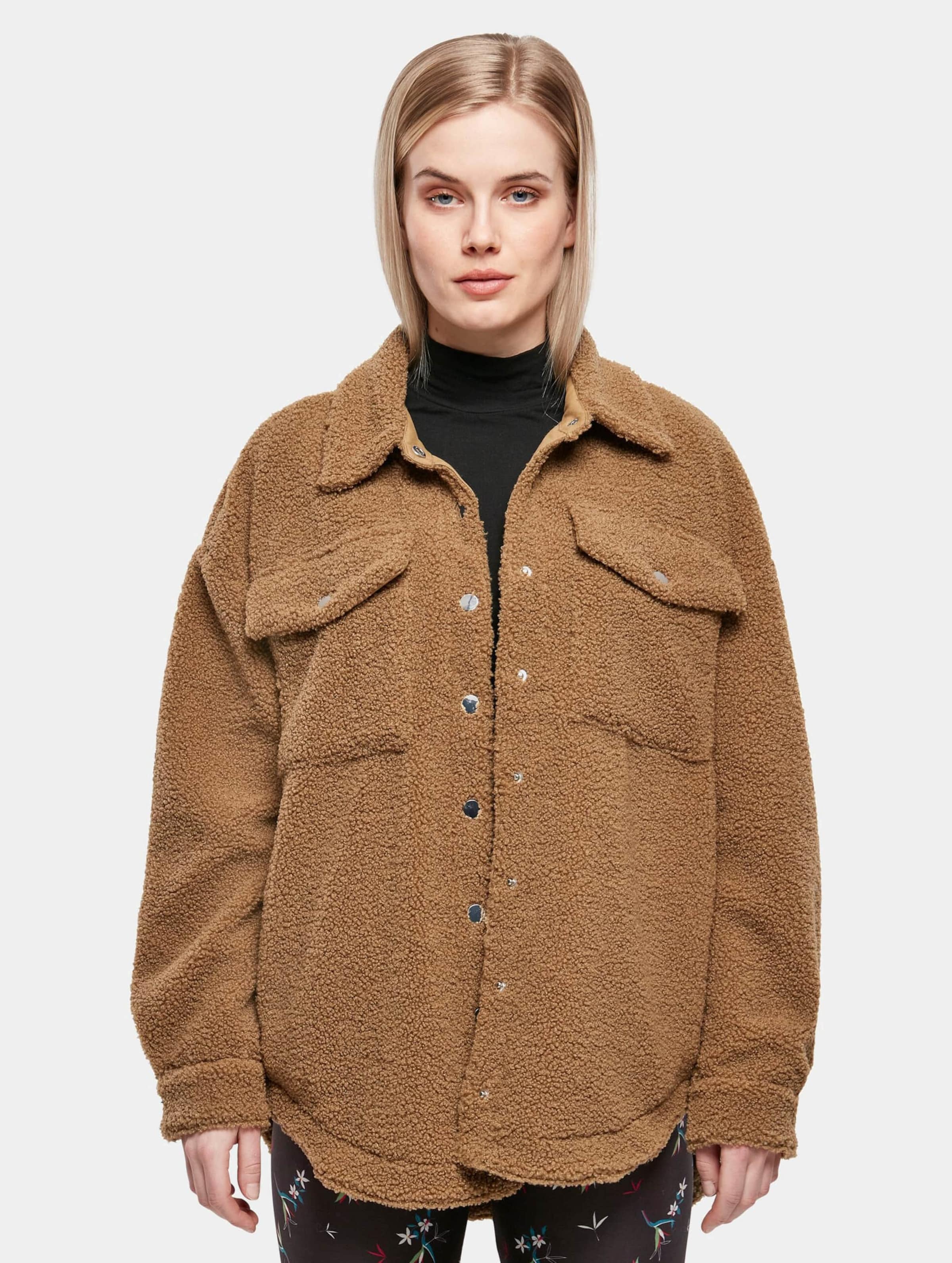 Urban Classics Ladies Sherpa Overshirt