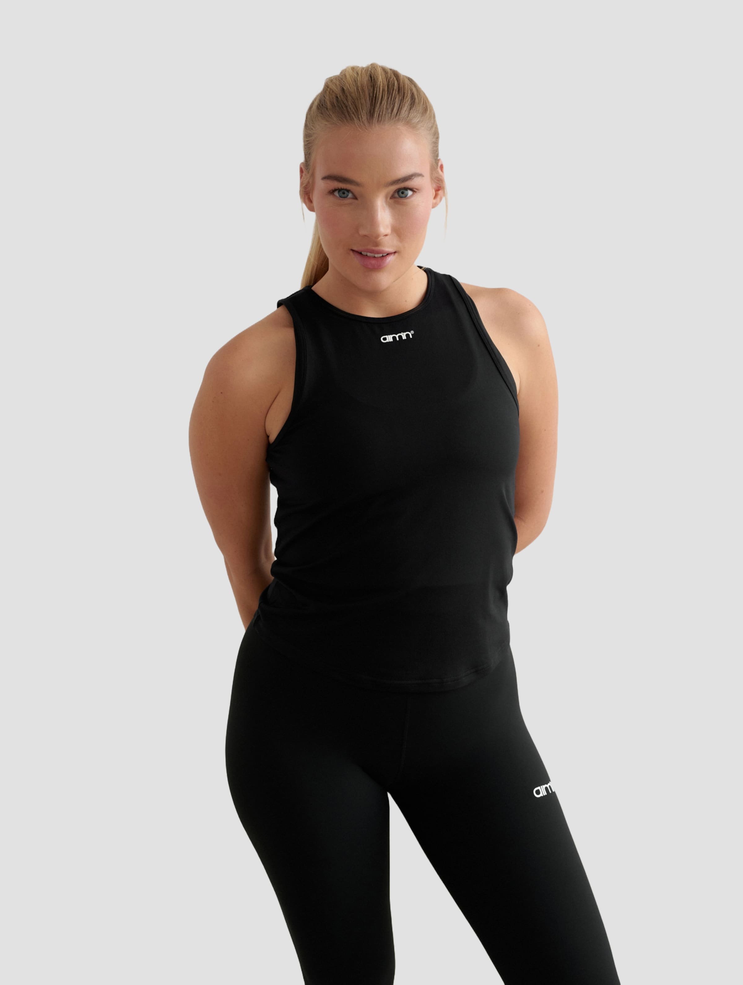 aimn aim'n Soft Basic Singlet