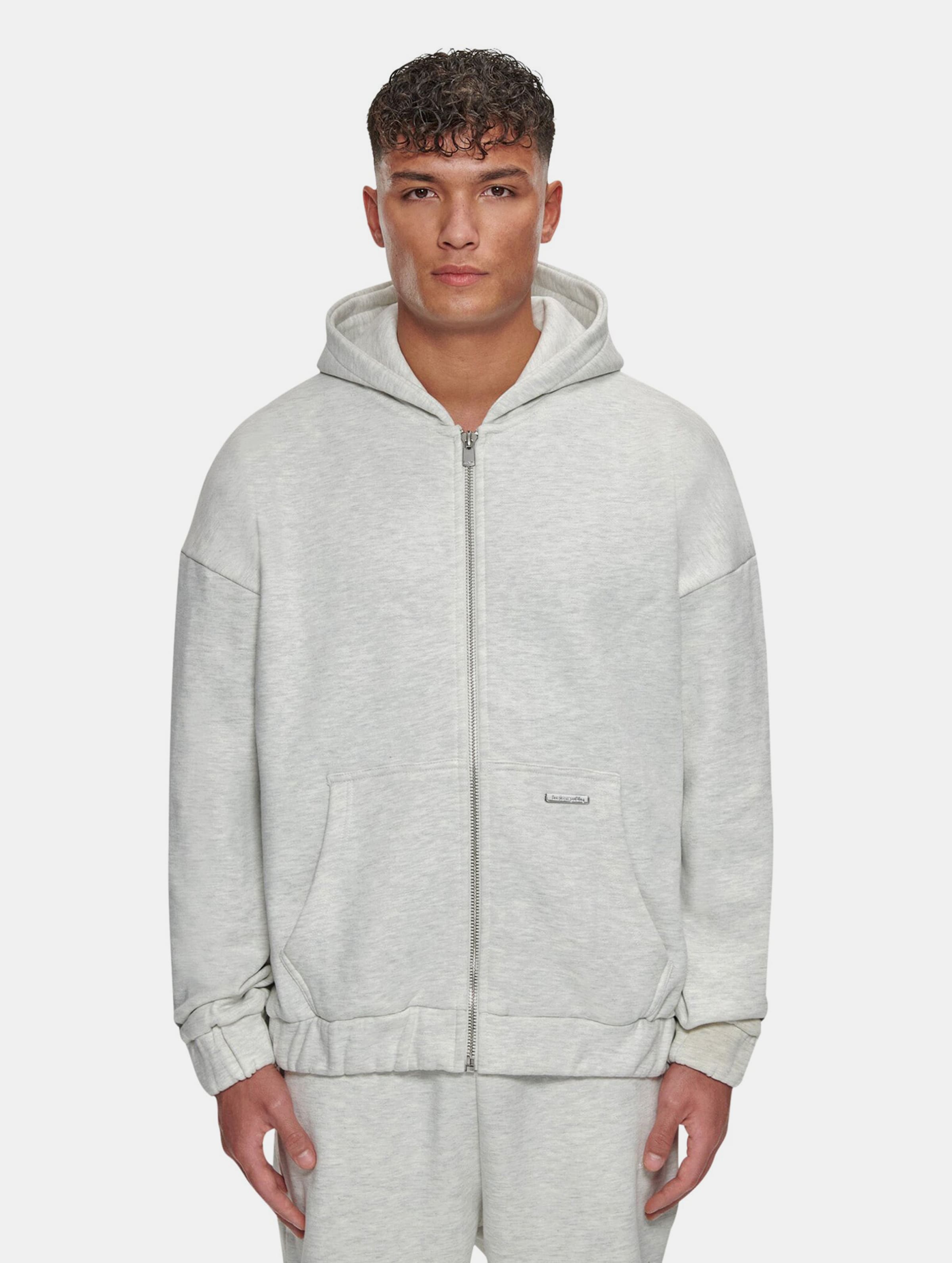 Bazix Republiq Super Heavy Blank Zip Hoodie