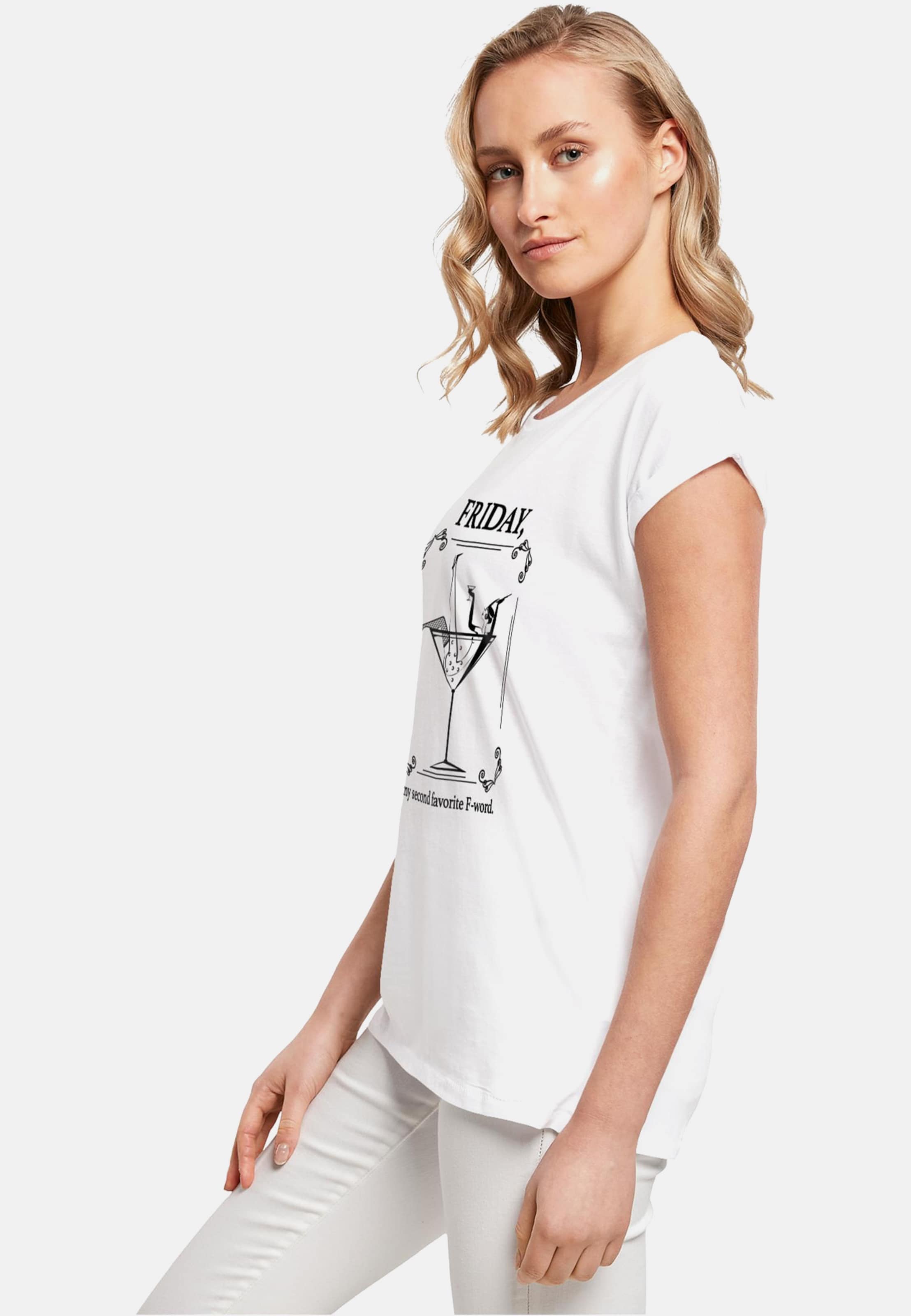 Mister Tee POD Ladies F-Word Extended Shoulder