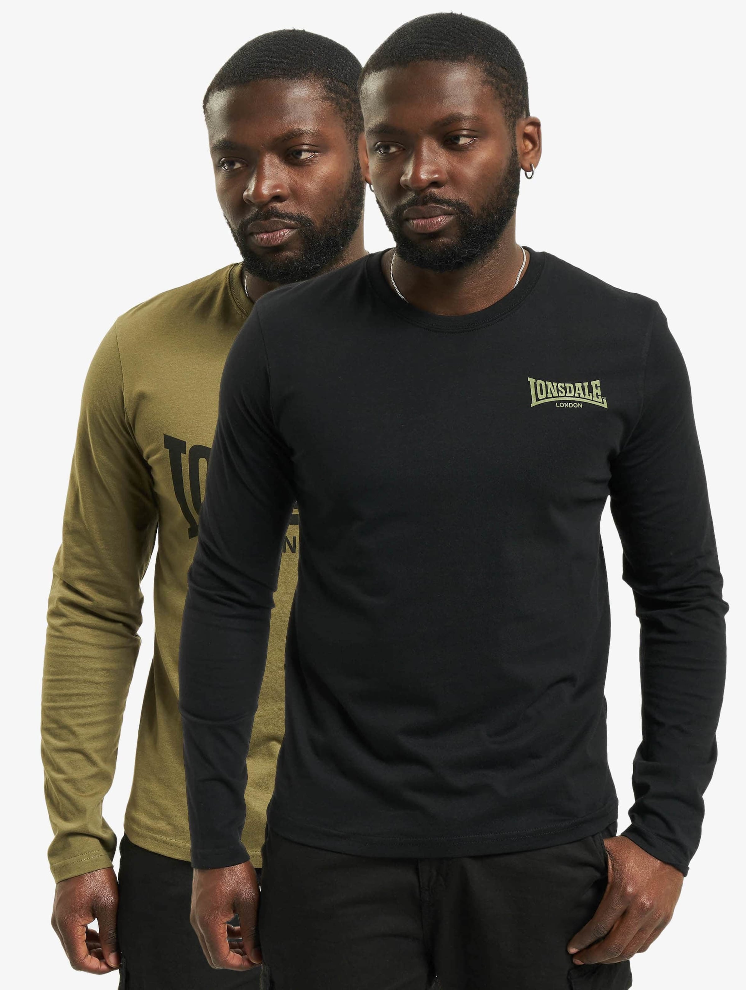 Lonsdale London Ayrshire 2-Pack Longsleeve