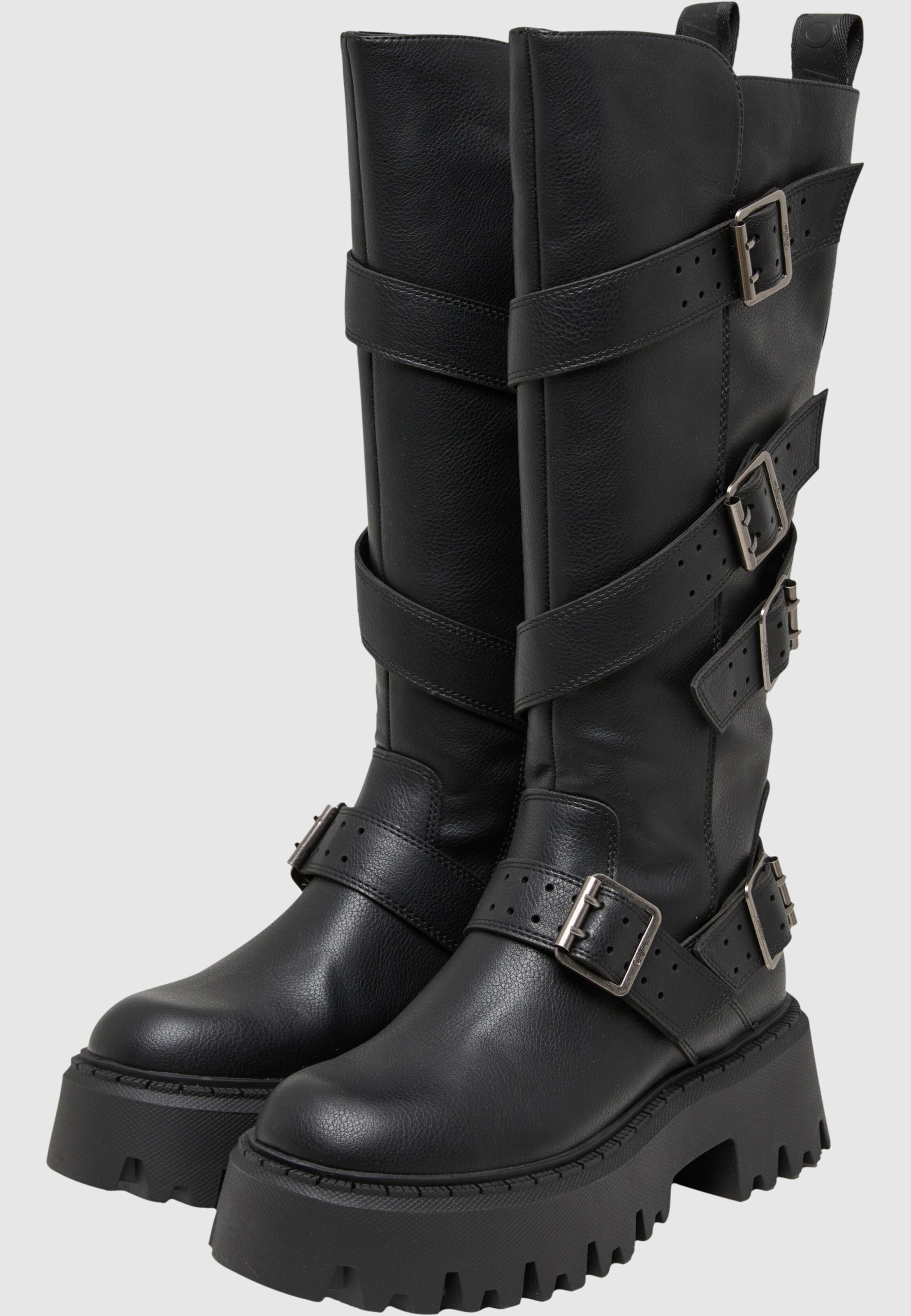 Buffalo ASPEN BIKER HI - VEGAN NAPPA