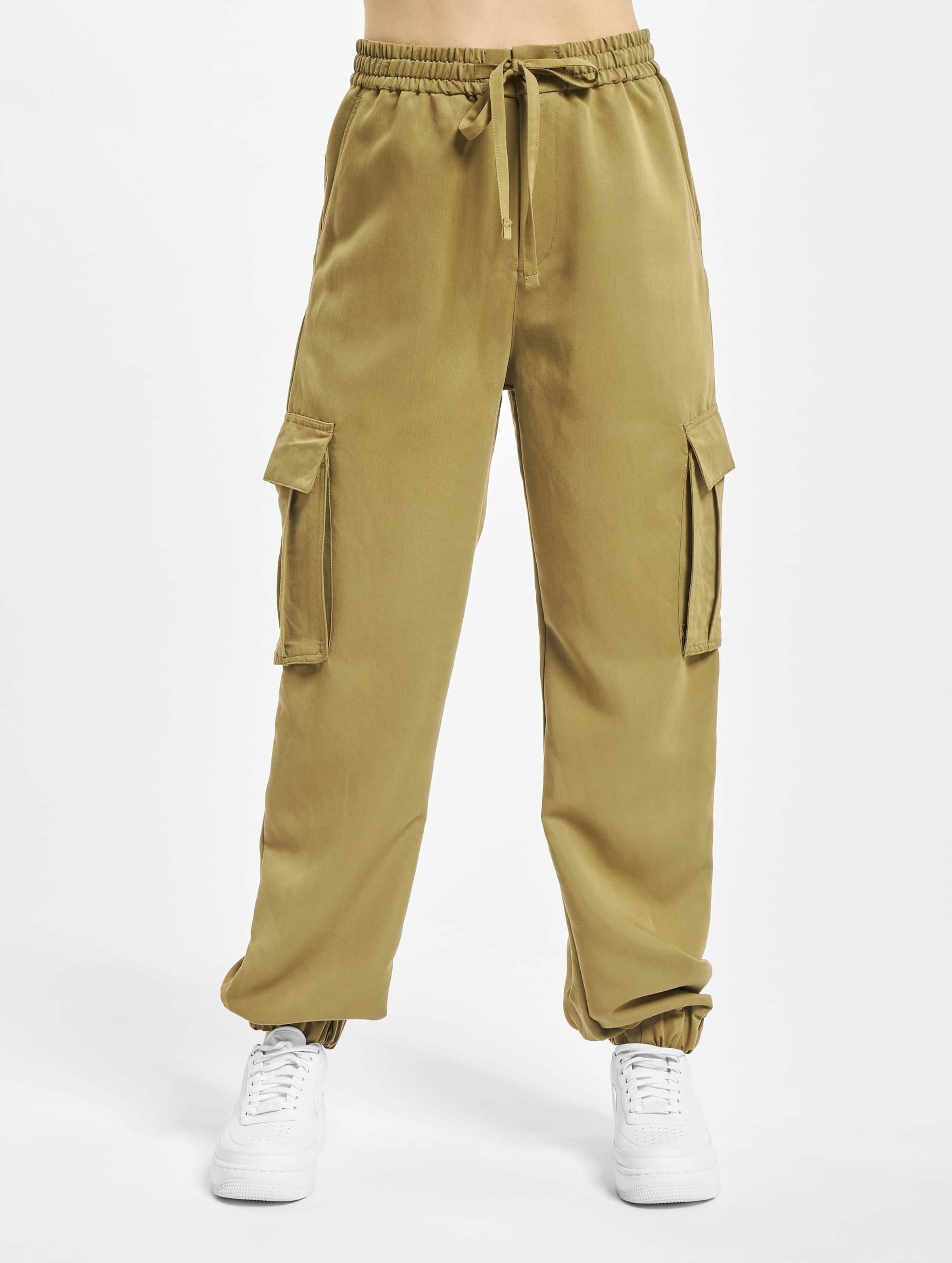 Urban Classics Ladies Viscose Twill Cargo Pants