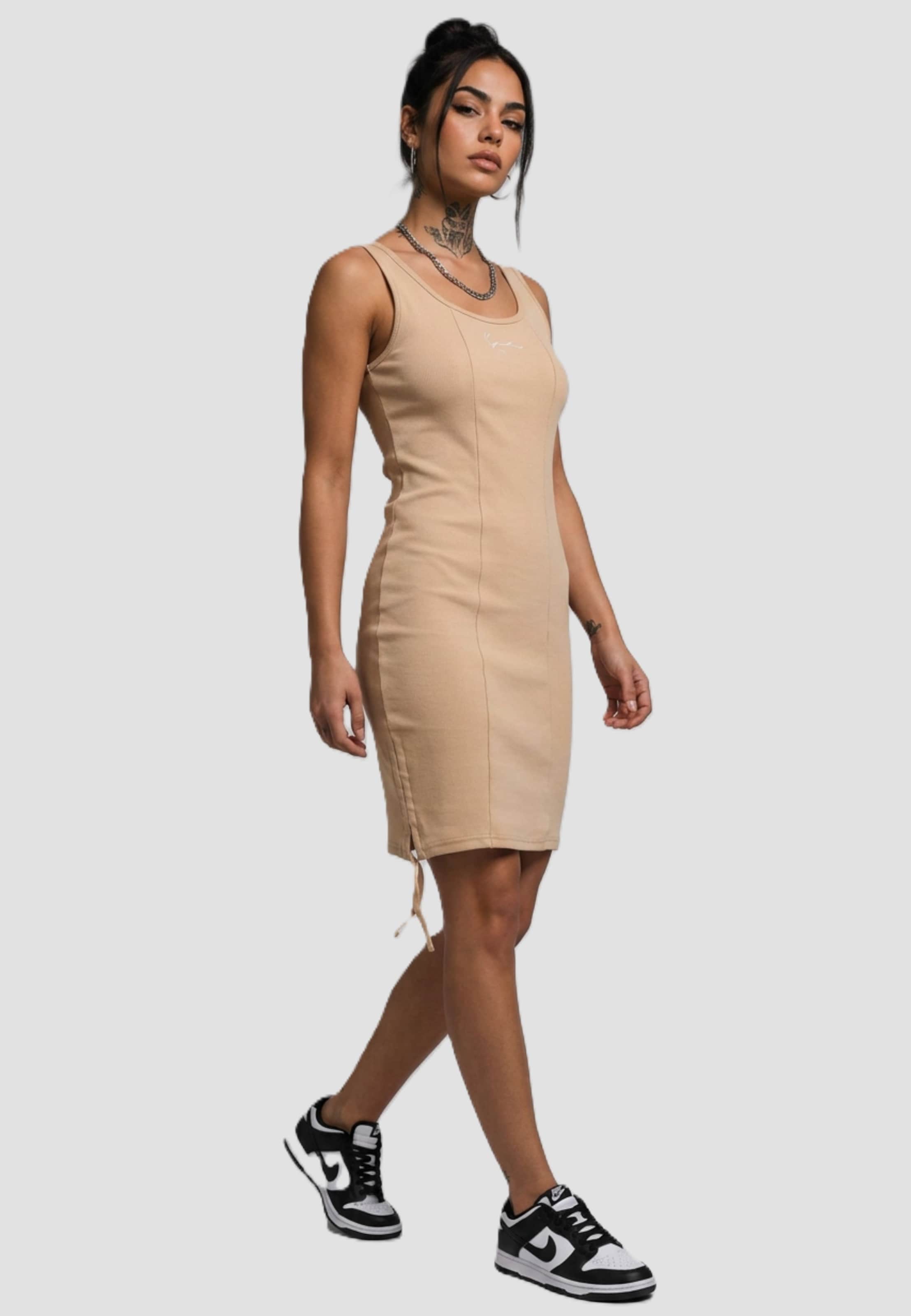 Karl Kani Small Signature Gathering Rib Dress