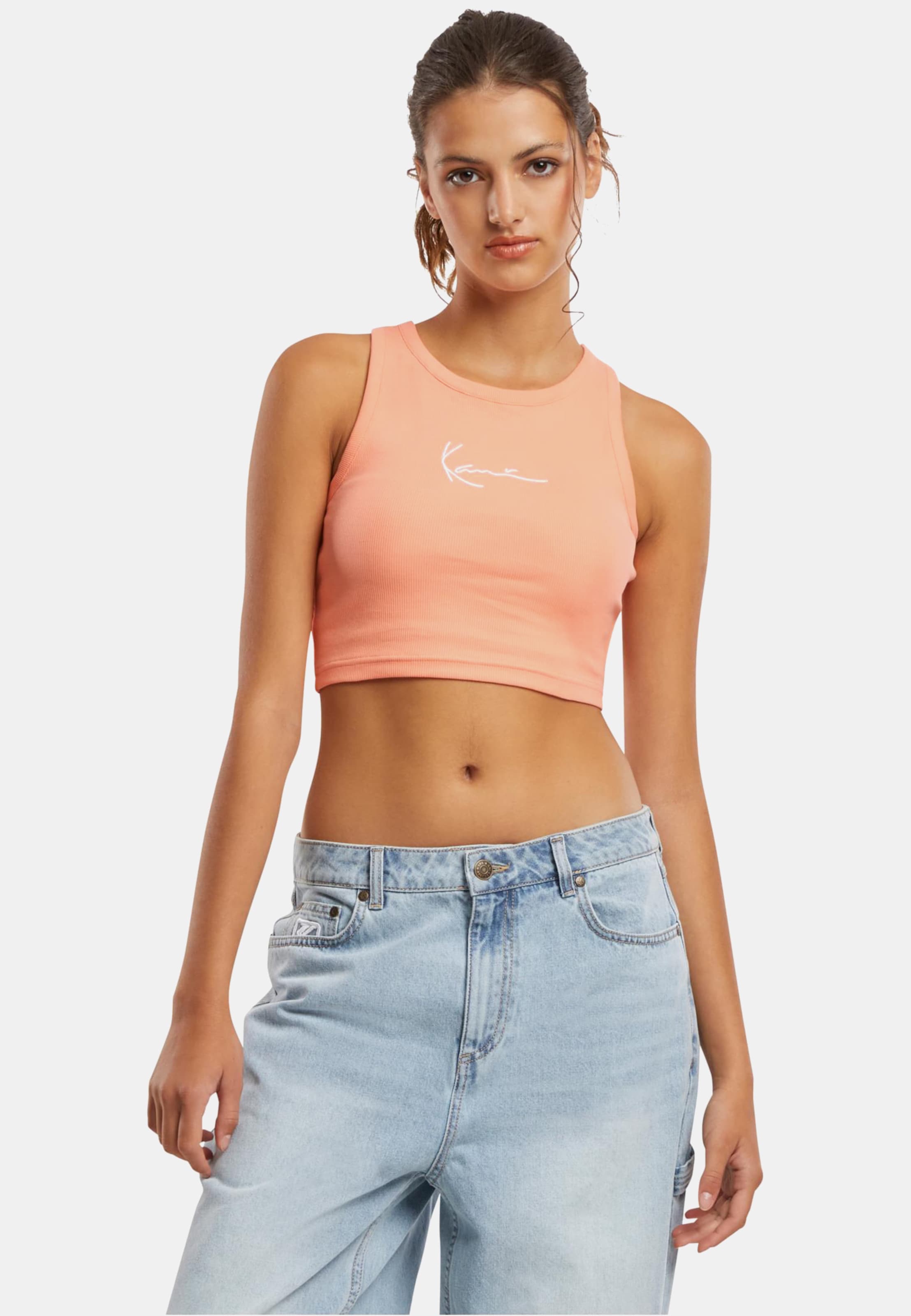 Karl Kani Small Signature Essential Racer Rib Top