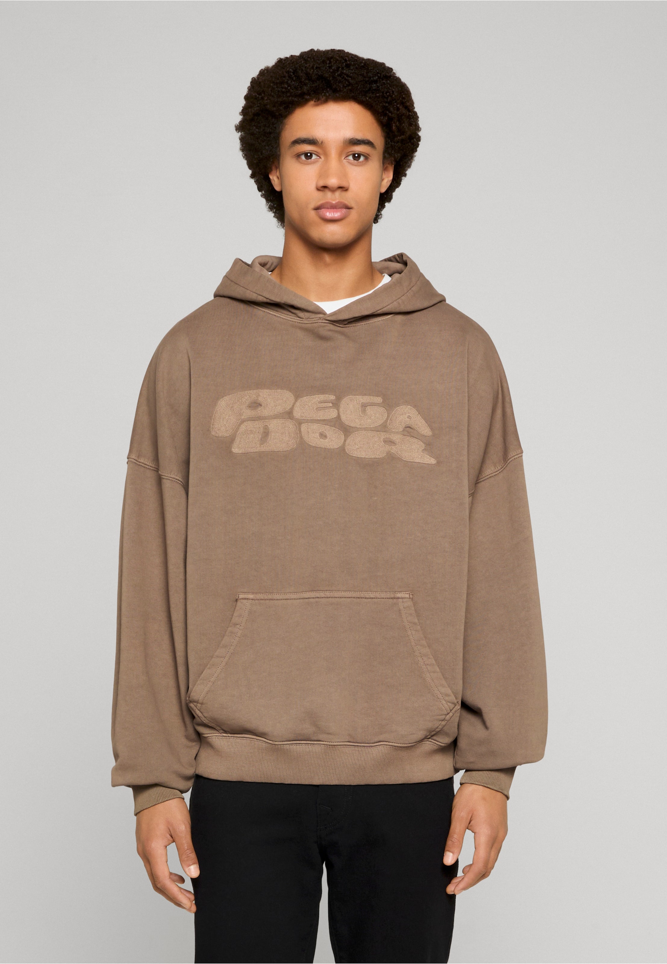 PEGADOR Drew Terry Boxy Hoodie