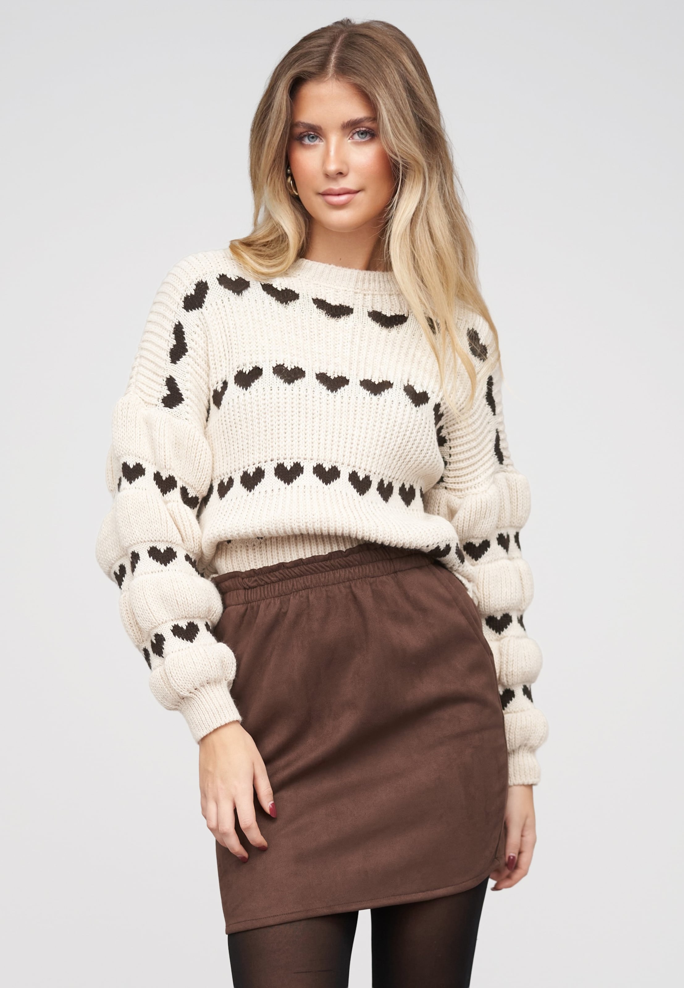 Cloud5ive Knit Sweater with hearts