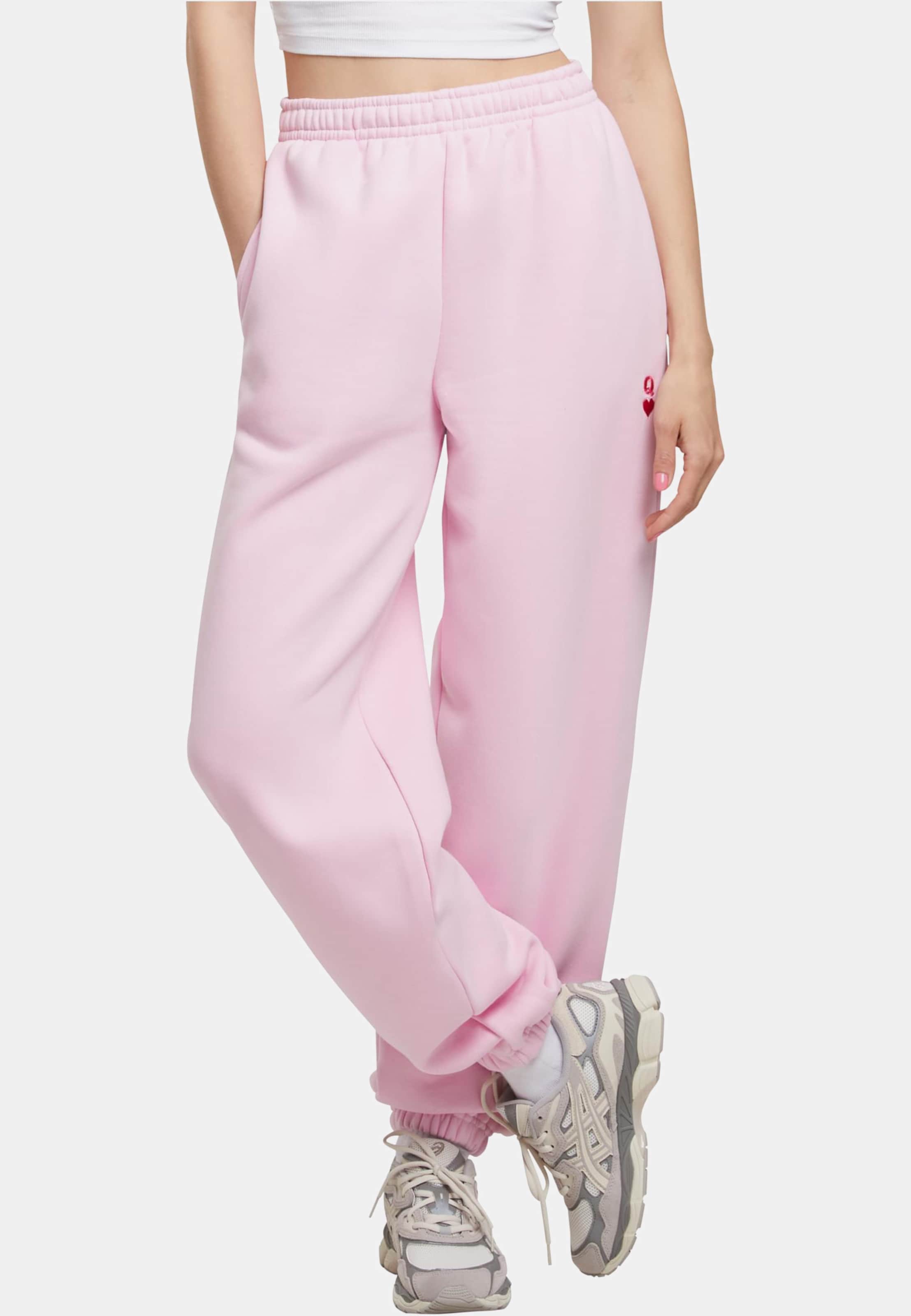 Miss Tee Real Queen EMB Ladies Fluffy Sweatpants