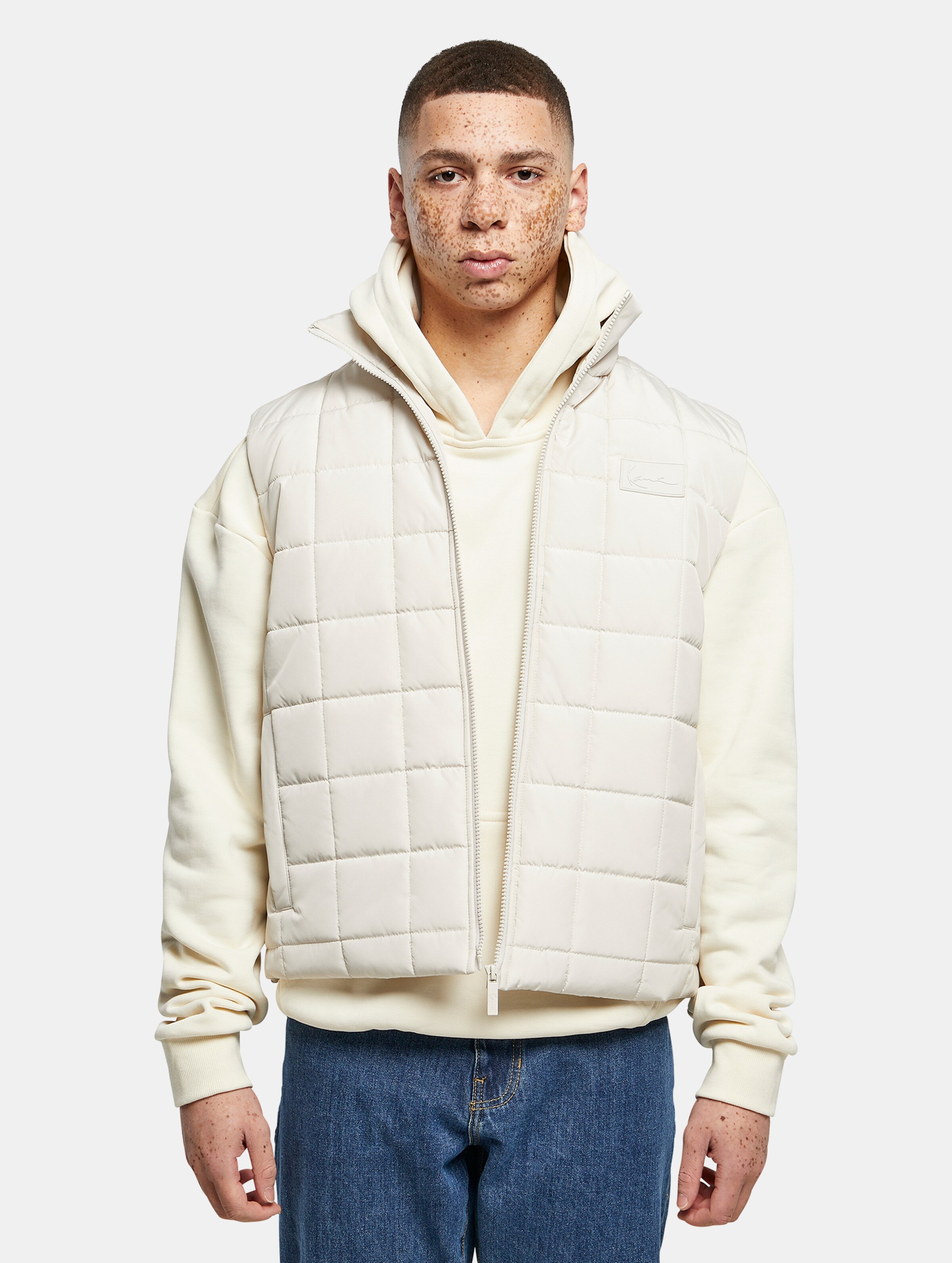 Karl Kani Rubber Signature Woven Puffer Vest