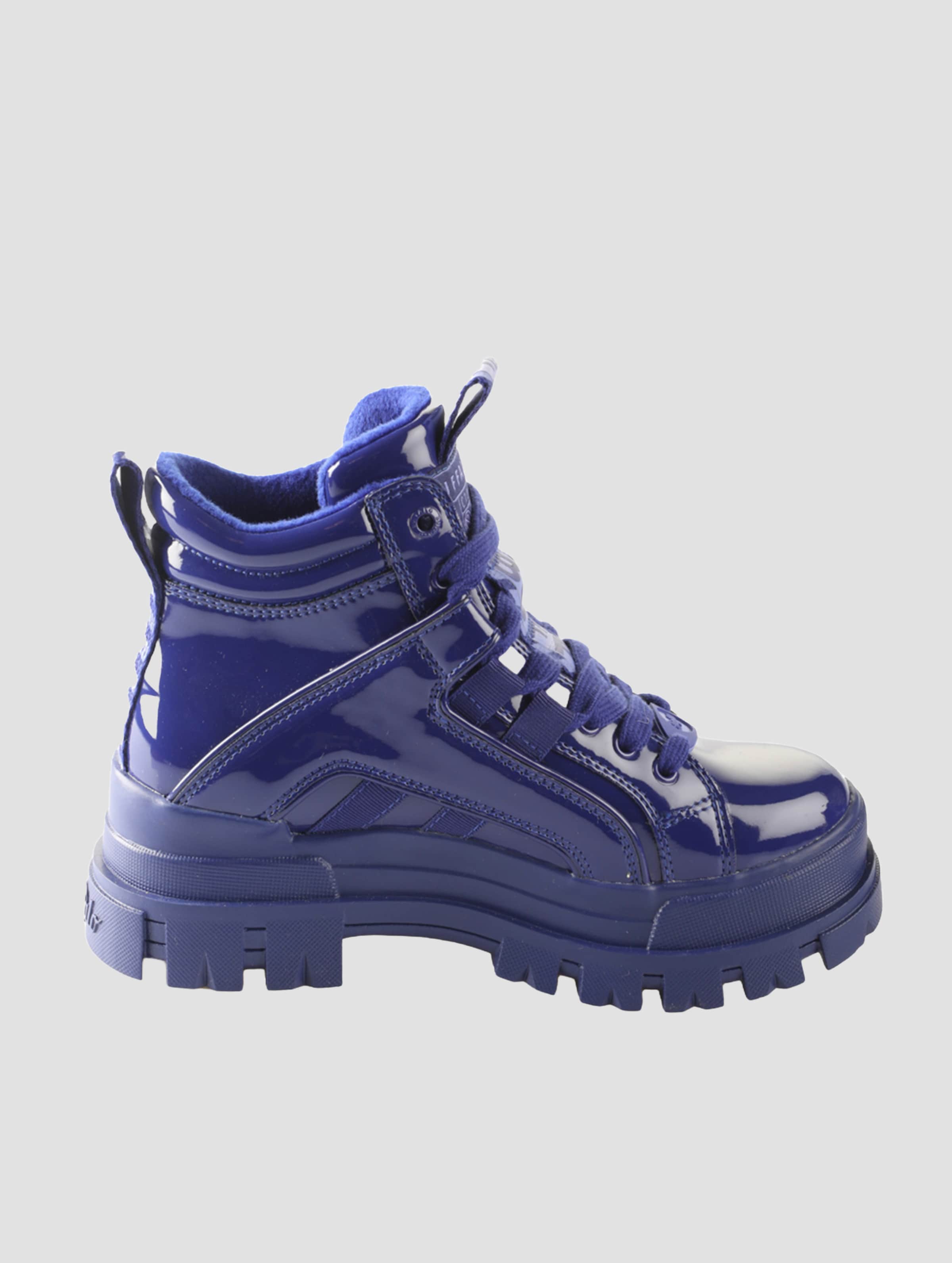 Buffalo Aspha Nc Mid Vegan Patent Sneaker