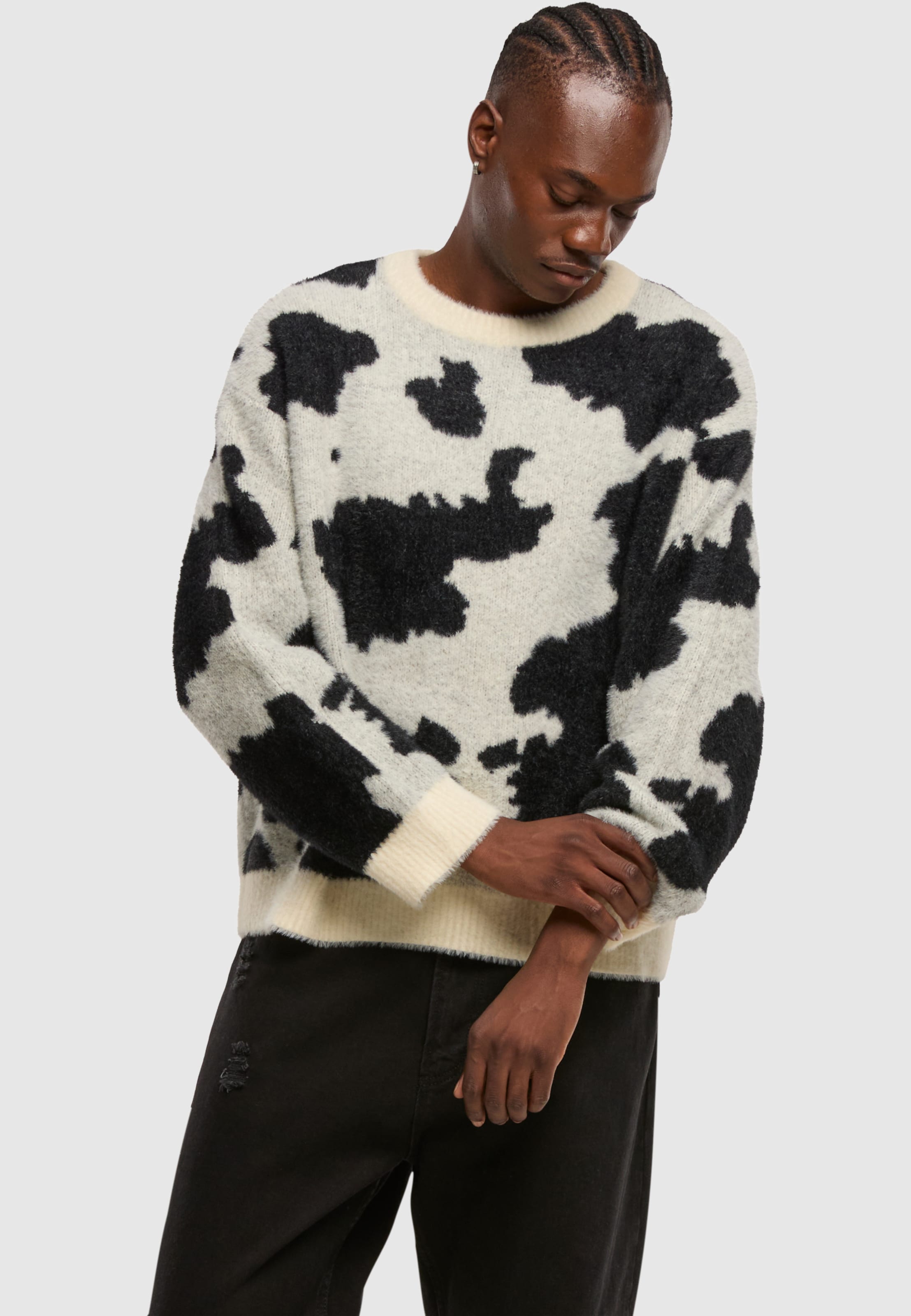 Another Cotton Lab Cow Knit Sweater