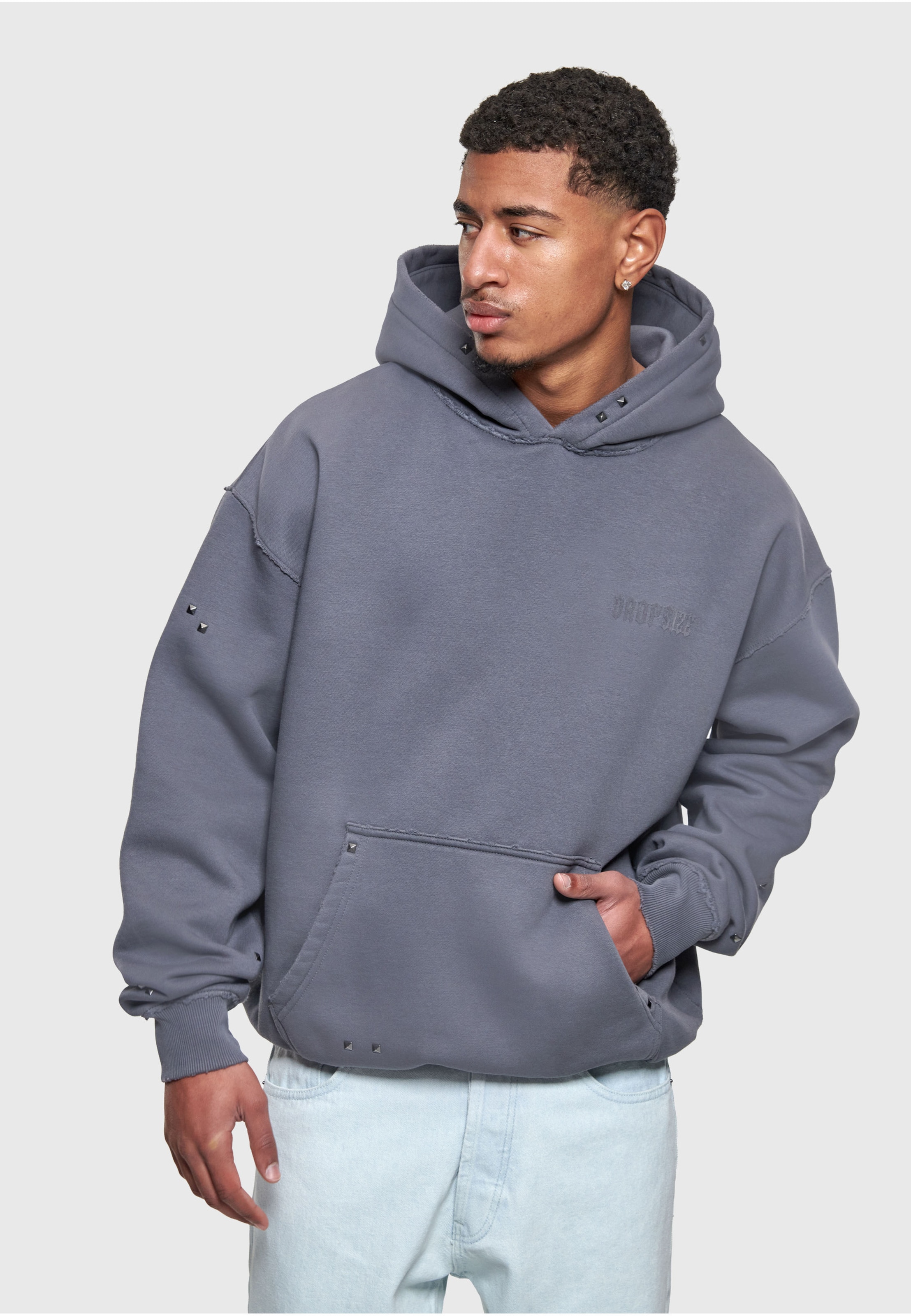 Dropsize HEAVY OVERSIZE STRONG RIVETS HOODIE