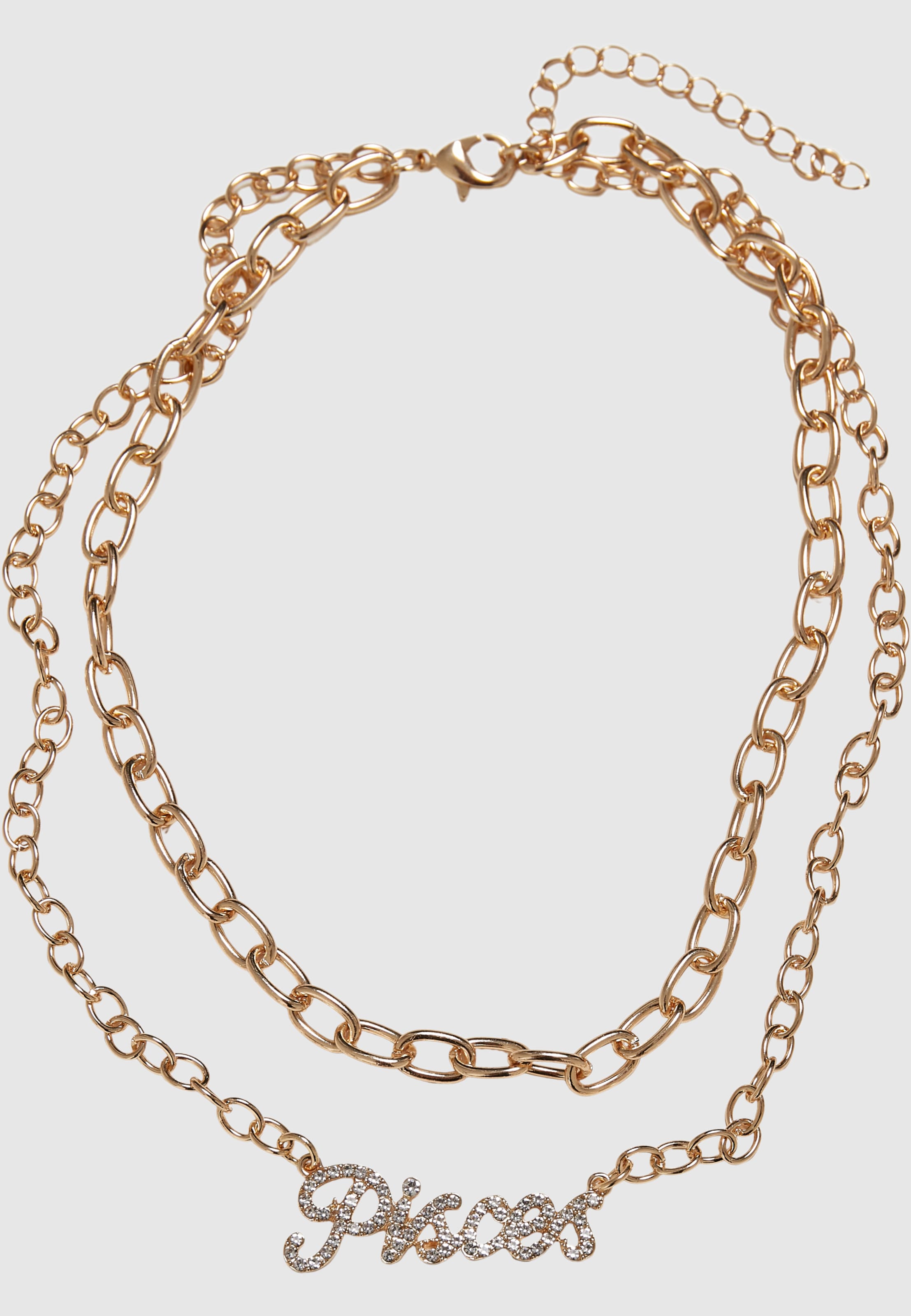 Urban Classics Diamond Zodiac Golden Necklace