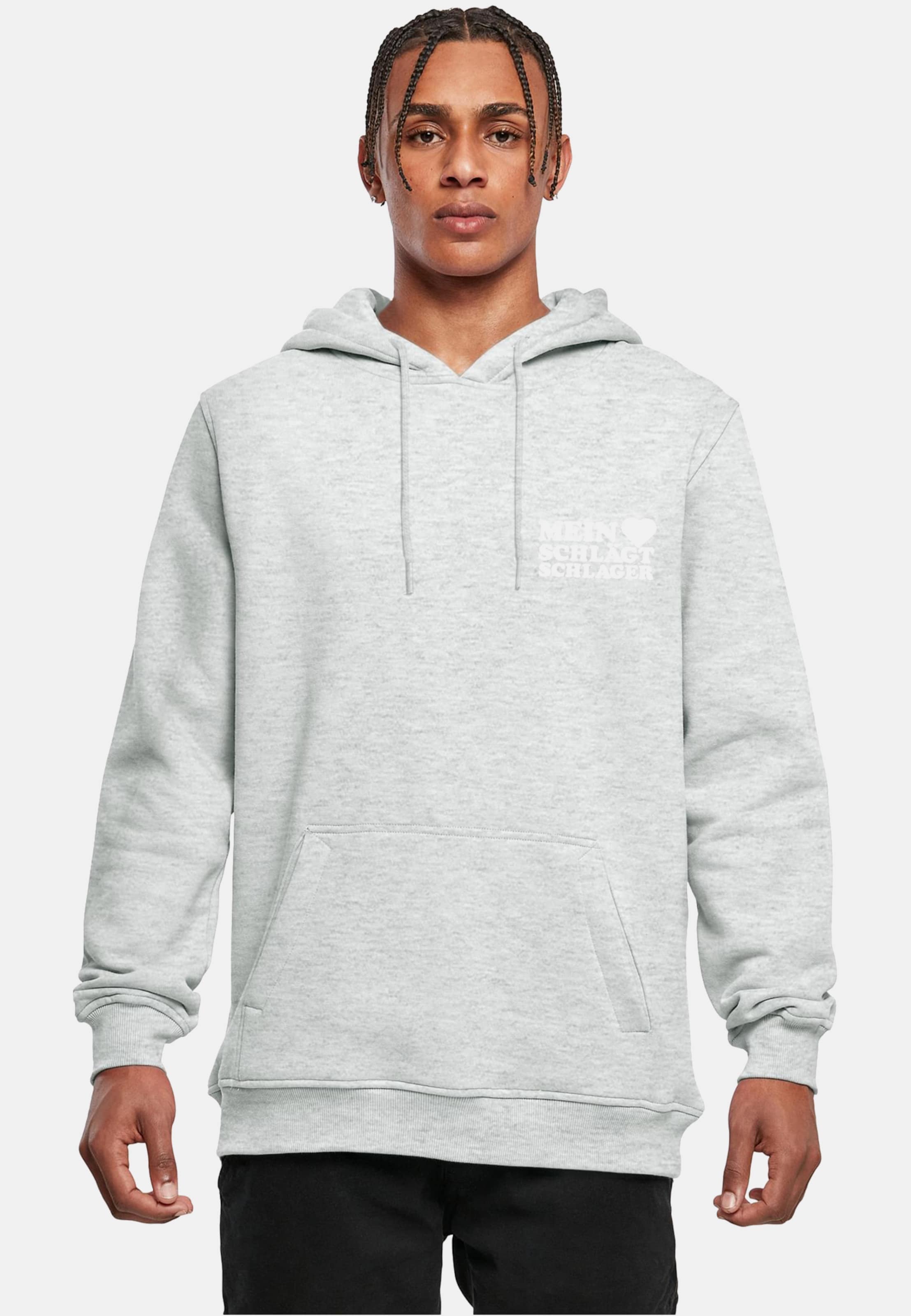 Merchcode MHSS Logo Weiß Hoody 2